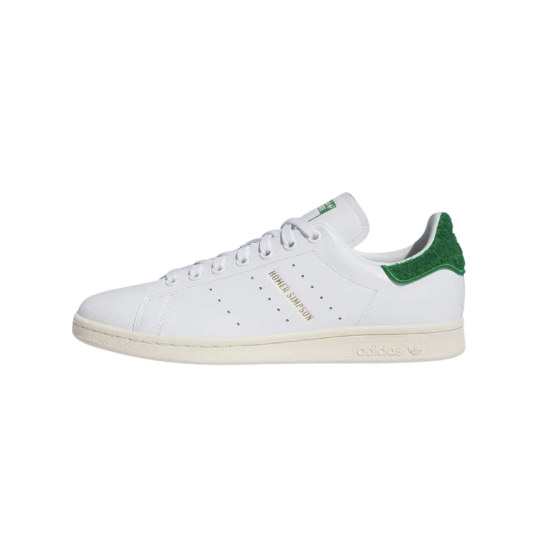 Adidas Stan Smith x Homer Simpson White Green Sneakers - Limited Edition Cartoon Collaboration for Men & Women - Perfect for Casual Wear, Street Style & Collectors