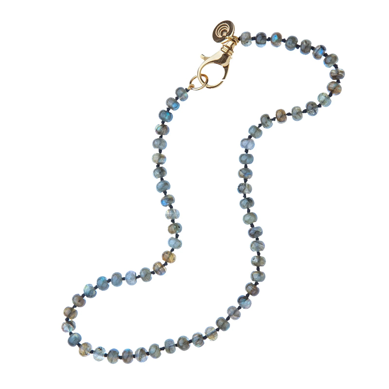 Jane Win Labradorite Beaded Necklace - Natural Stone Jewelry for Women, Healing Crystal Necklace for Energy & Protection | Perfect for Meditation, Yoga & Spiritual Gifts