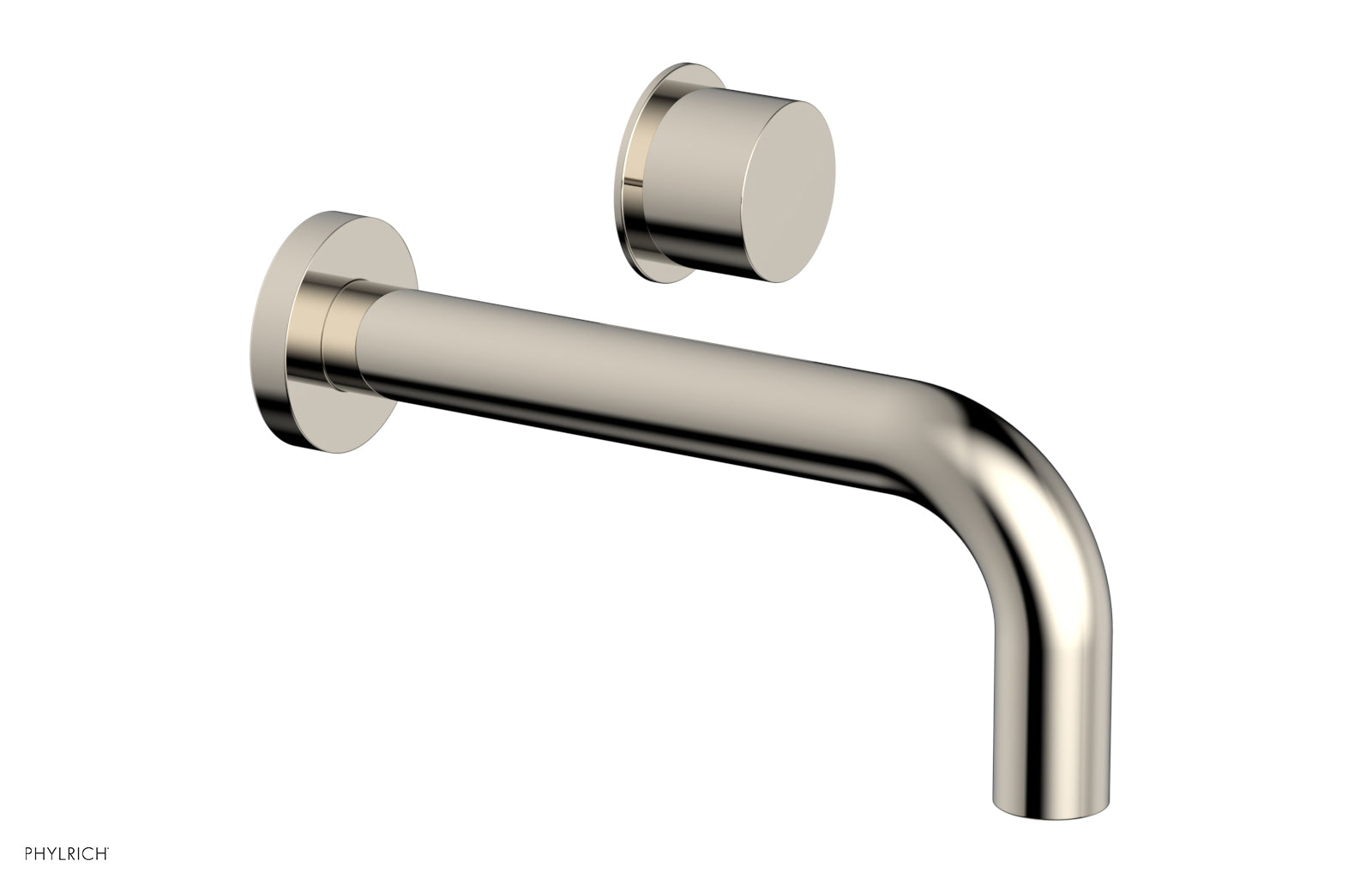 Basic II Single Handle Wall Lavatory Faucet Set - Smooth Handle 230 16 - Perfect for Bathroom Sink, Powder Room & Guest Bath Installation