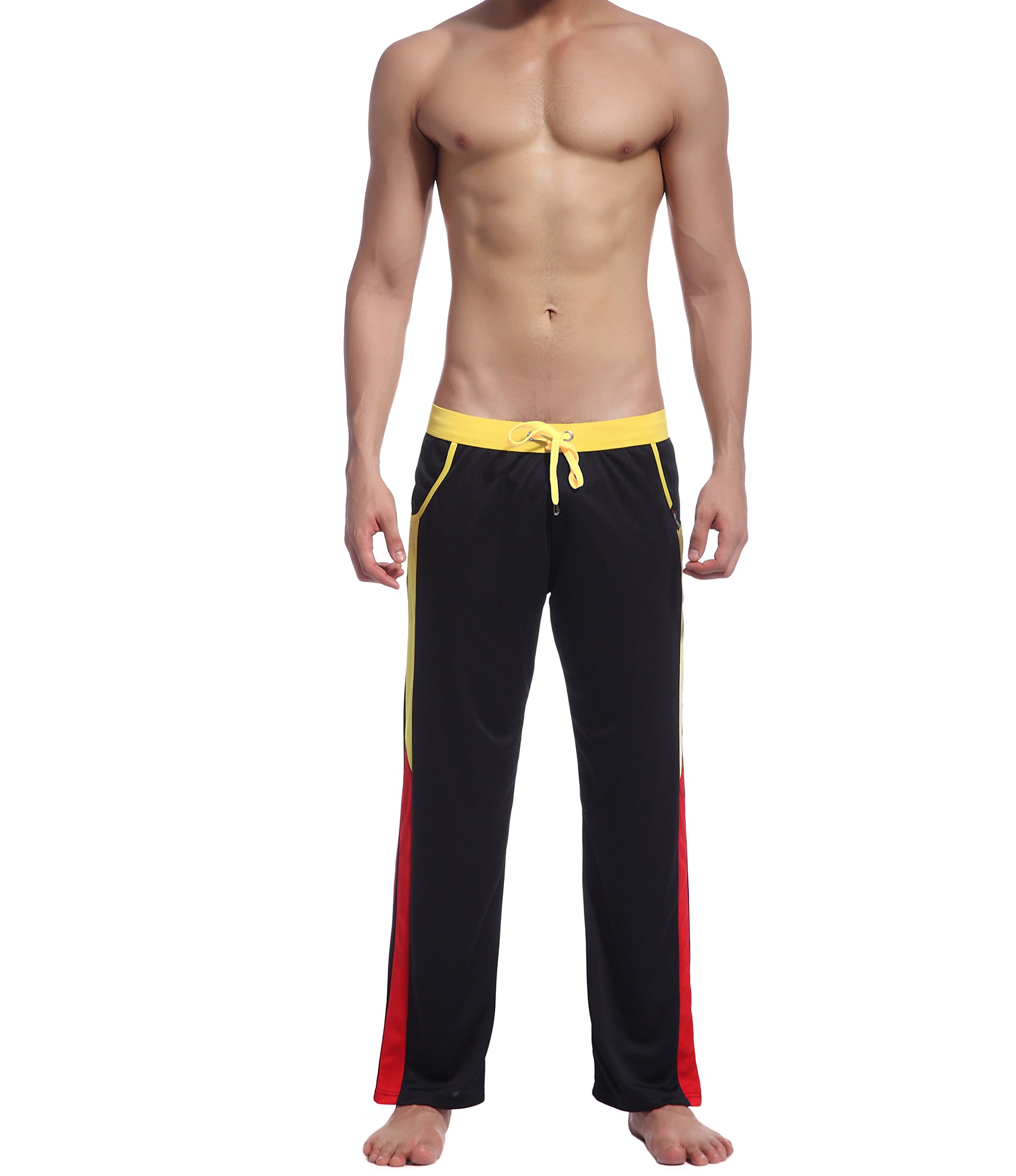 Hoerev Men's Workout Pants - Breathable Sweat-Wicking Cotton Fitness Trousers for Running, Gym & Yoga | Comfortable Training Joggers for Active Lifestyle