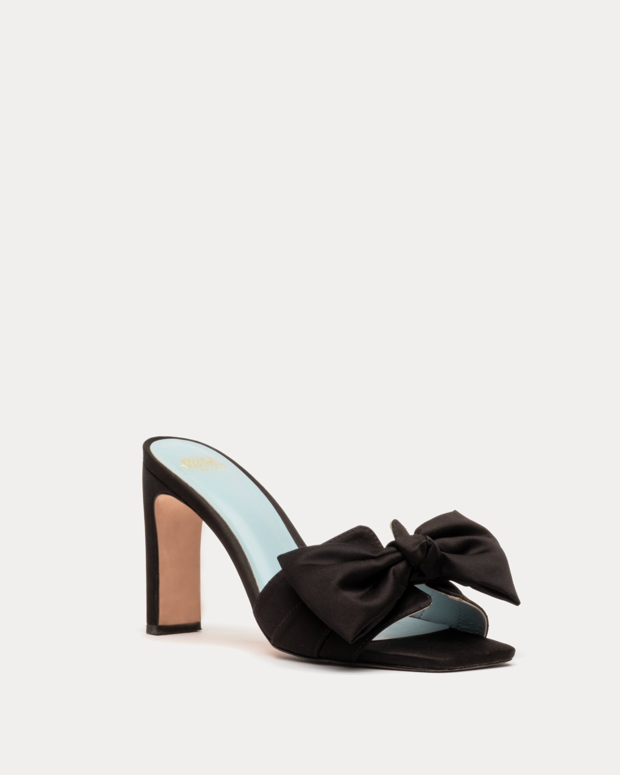 Hilary Women's Black Satin High Heels - Elegant Dress Shoes for Parties, Weddings & Evening Events