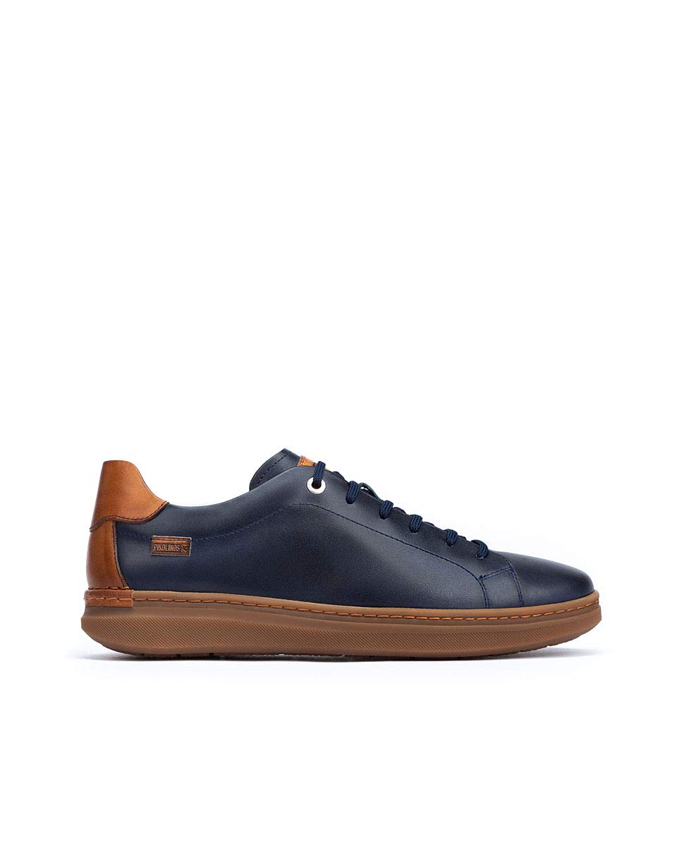 PIKOLINOS Men's Leather Sneakers - Comfortable & Stylish Casual Shoes for Walking, Travel & Everyday Wear
