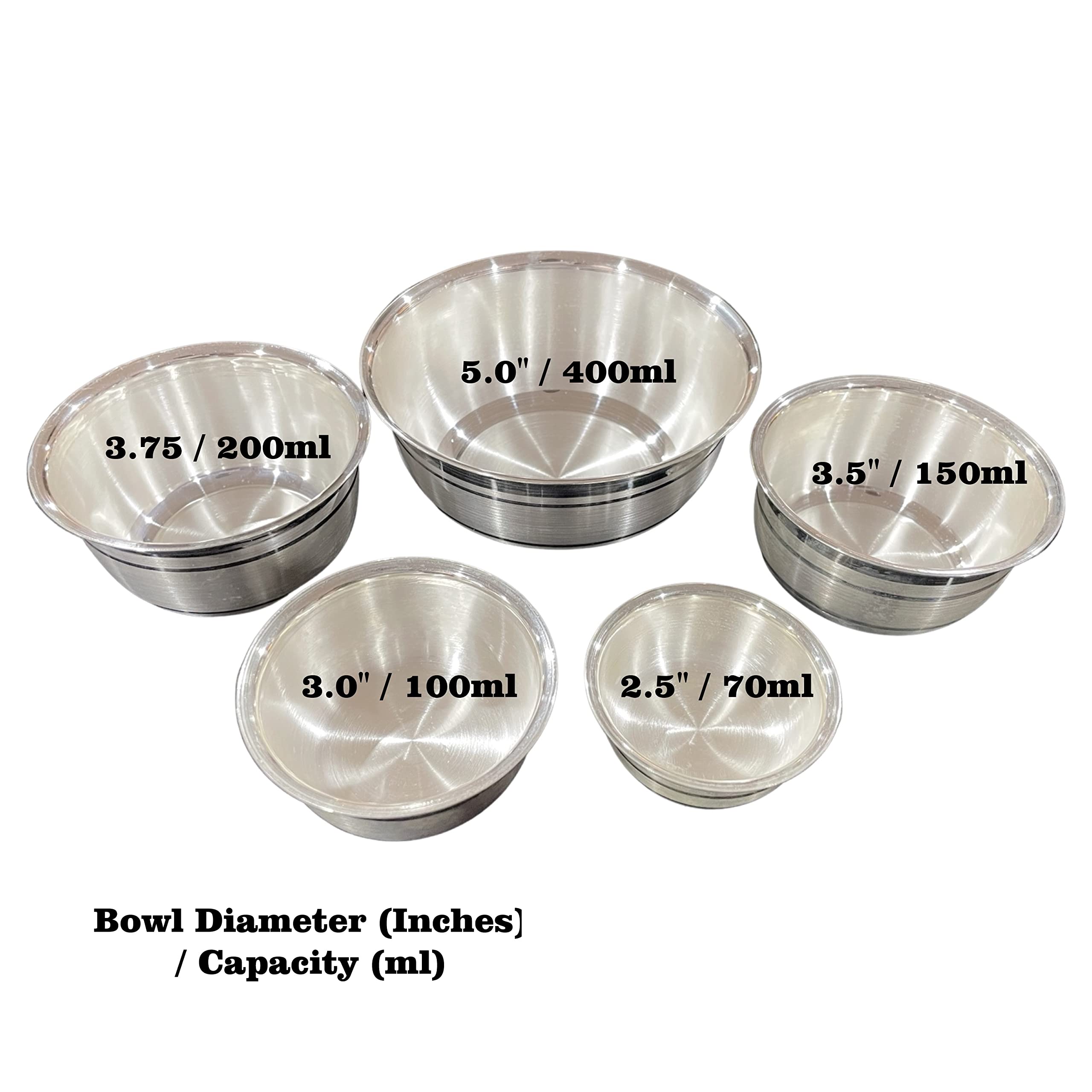 999 Pure Silver 3.0 Inch Glass & Bowl Set - Premium Drinking Cup for Whiskey, Cocktails, and Fine Liquor - Elegant Barware for Home, Parties, and Gifts