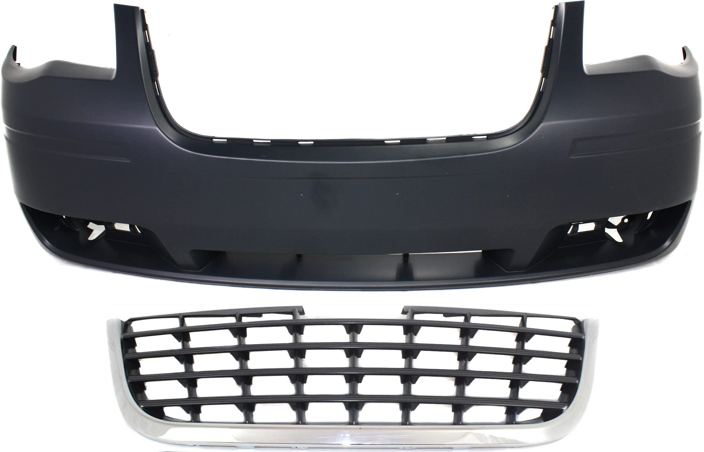 Garage-Pro Bumper Cover Set for 2008-2010 Chrysler Town & Country - Front Replacement Part - Perfect for Auto Repair, Collision Damage & DIY Car Restoration Projects
