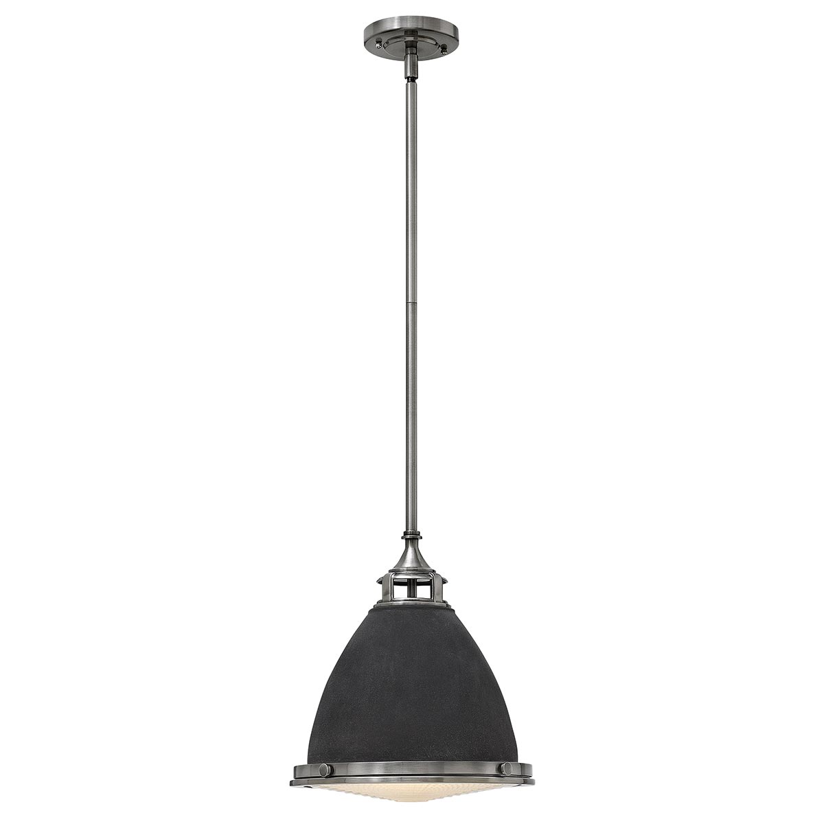 Amelia 1 Light Pendant Lighting Fixture - Adjustable Size & Multiple Finish Options for Kitchen Island, Dining Room or Bedroom Decor