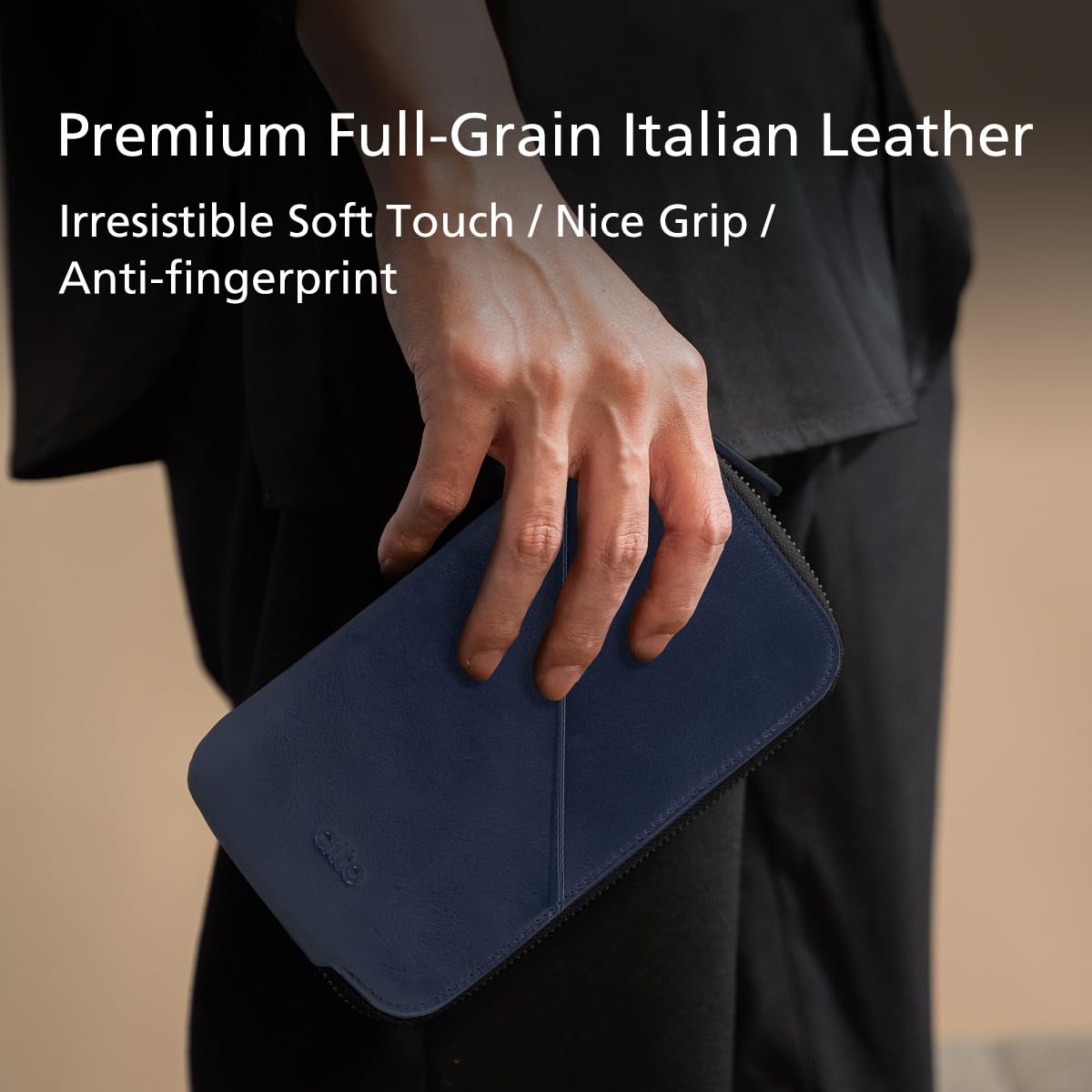 Premium Alto Travel Phone Wallet - Italian Leather Case & Passport Holder for iPhone 16/15/14/13/12 & Android (Up to 6.8