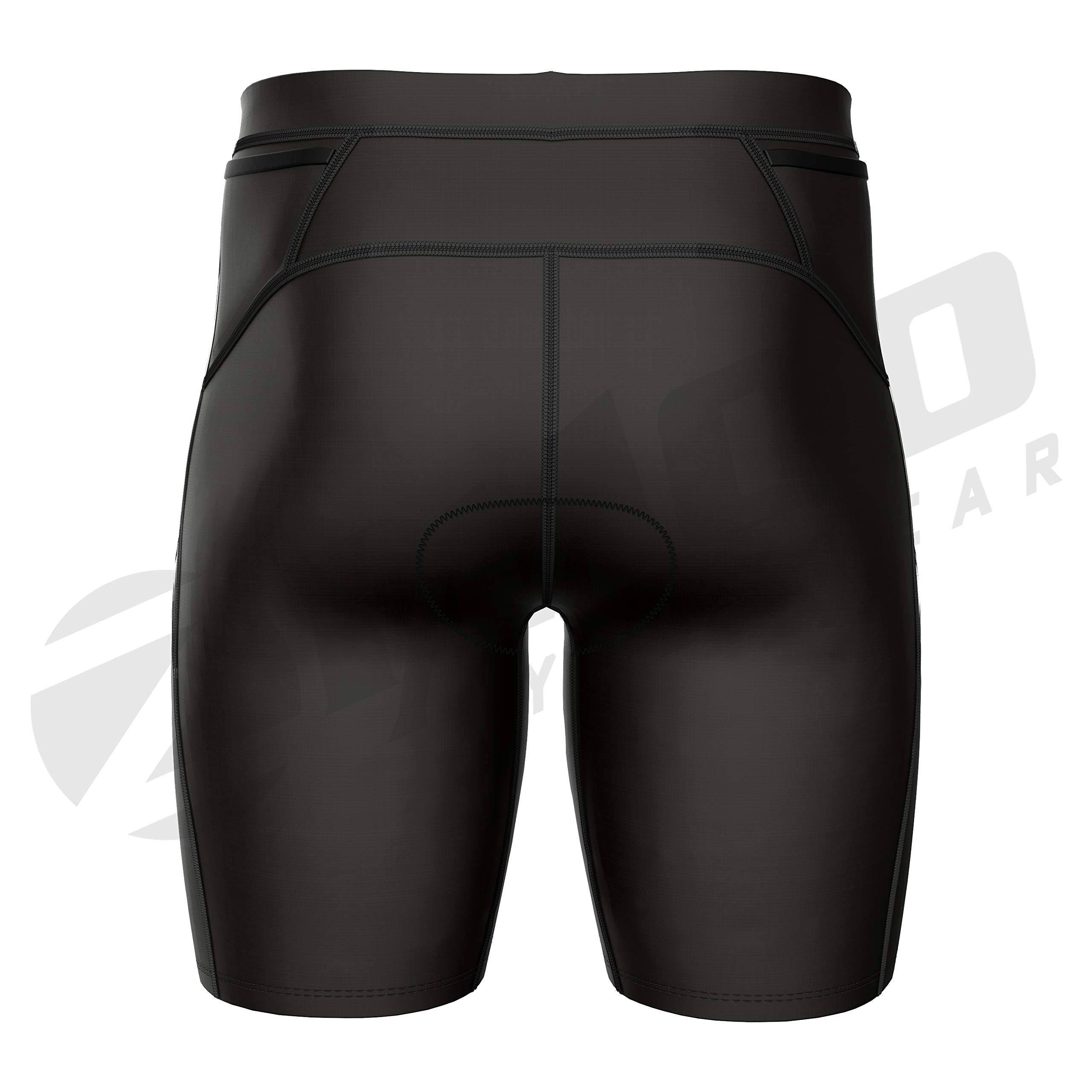 Zimco Men's Performance Triathlon Shorts - Padded Triathlon & Cycling Race Shorts for Comfort & Speed | Ideal for Triathlons, Cycling, and Endurance Training