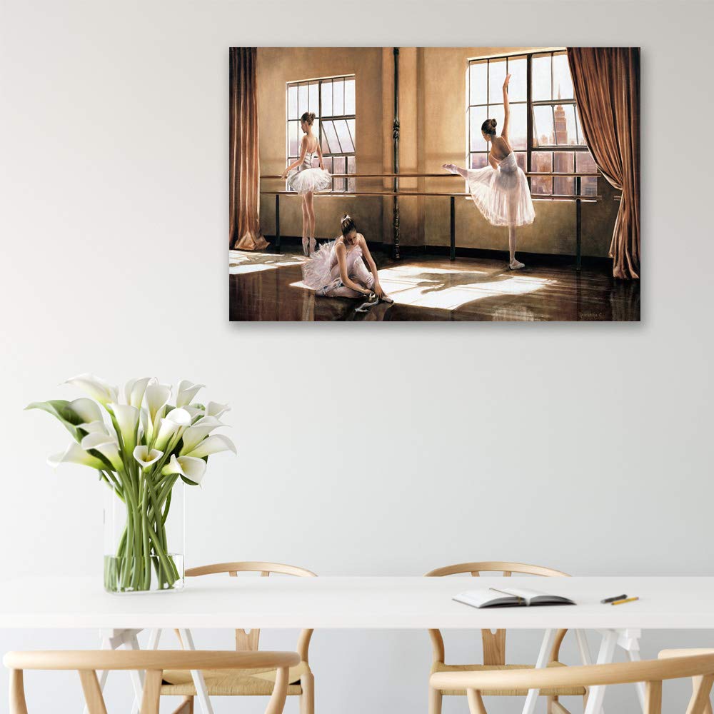 Wall26 Impressionist City Canvas Wall Art - 32x48 Inches Giclee Painting for Bedroom, Living Room, Home & Office Decor