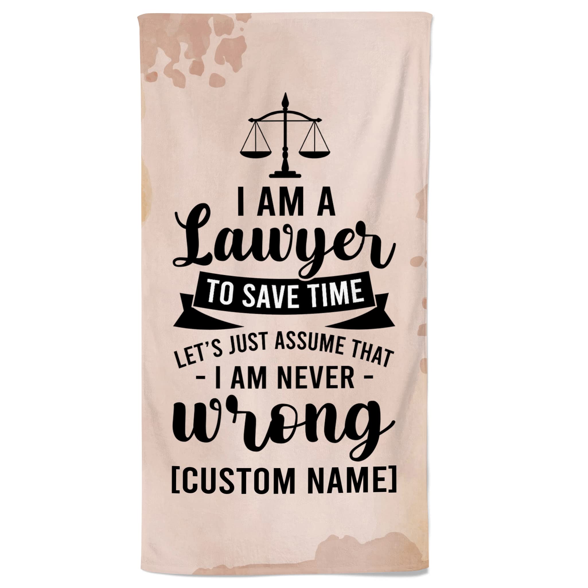 Custom Name Beach Towels - Quick Dry Absorbent for Pool, Travel & Bath Gifts