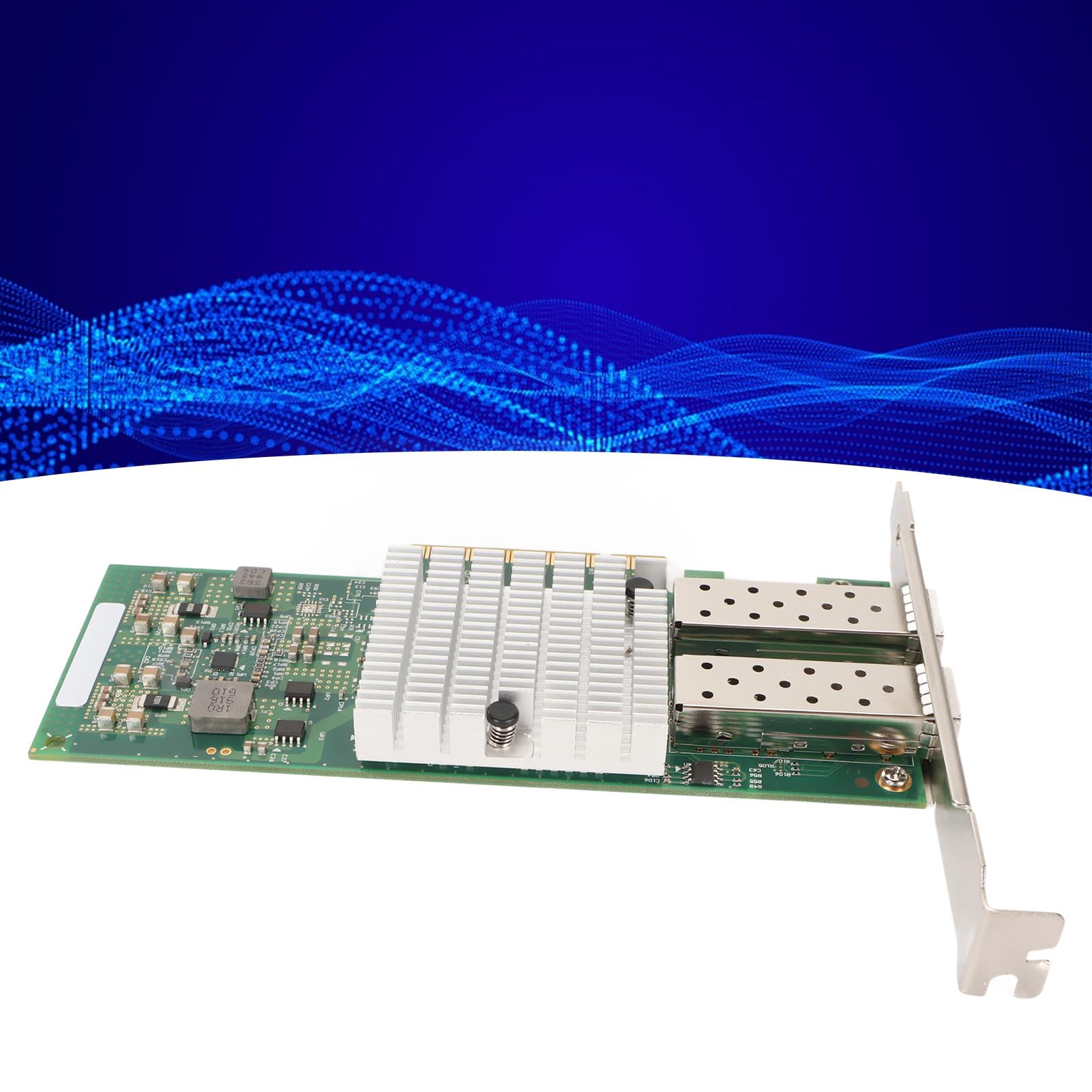 10Gb Ethernet NIC Network Card - Dual SFP Ports, 82599ES Controller, PCIe Hot Swappable for X520 DA2 E10G42BTDA | High-Speed Server & PC Network Adapter for Data Centers, Cloud Computing & Enterprise Networking