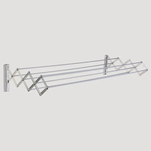 Smart Platinum Clothes Drying Rack - Adjustable Size for Laundry Room, Balcony & Small Spaces - Foldable & Space Saving Design