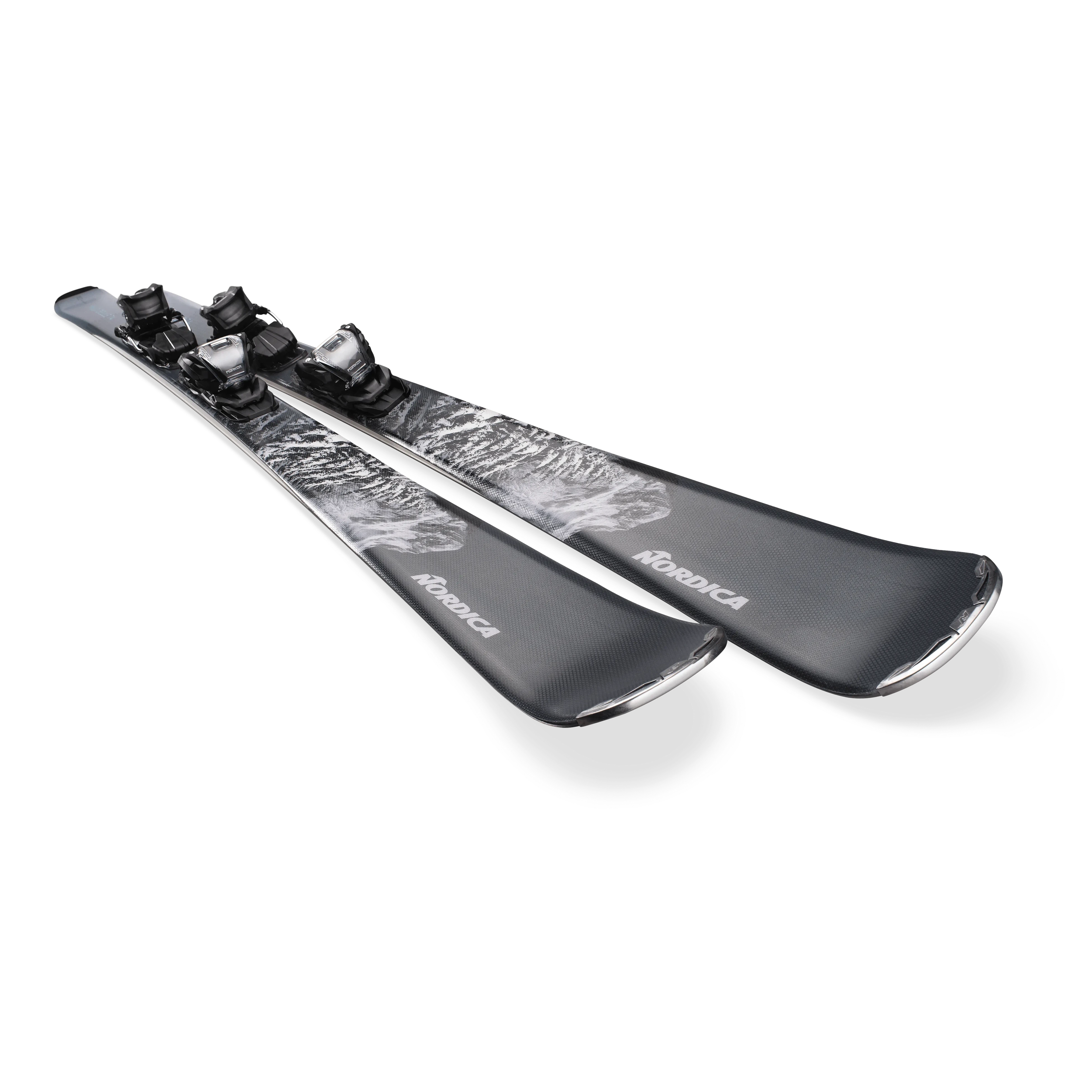 Nordica Wild Belle 74 Skis with TP2 Compact 10 Bindings 2025 - Women's All-Mountain Skis for Powder, Groomers & Backcountry Adventures