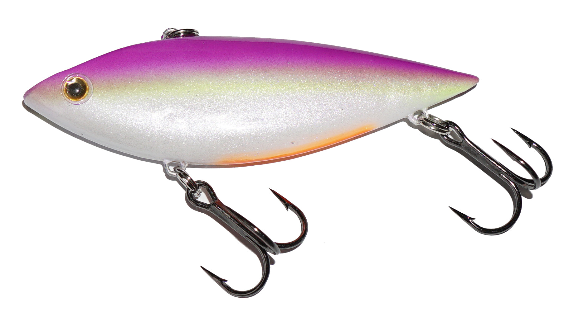 Bucher JB Rattler Bait Crankbait Fishing Lure - Topwater Bass Fishing Lure for Freshwater & Saltwater - Perfect for Bass, Walleye, and Pike Fishing in Lakes and Rivers