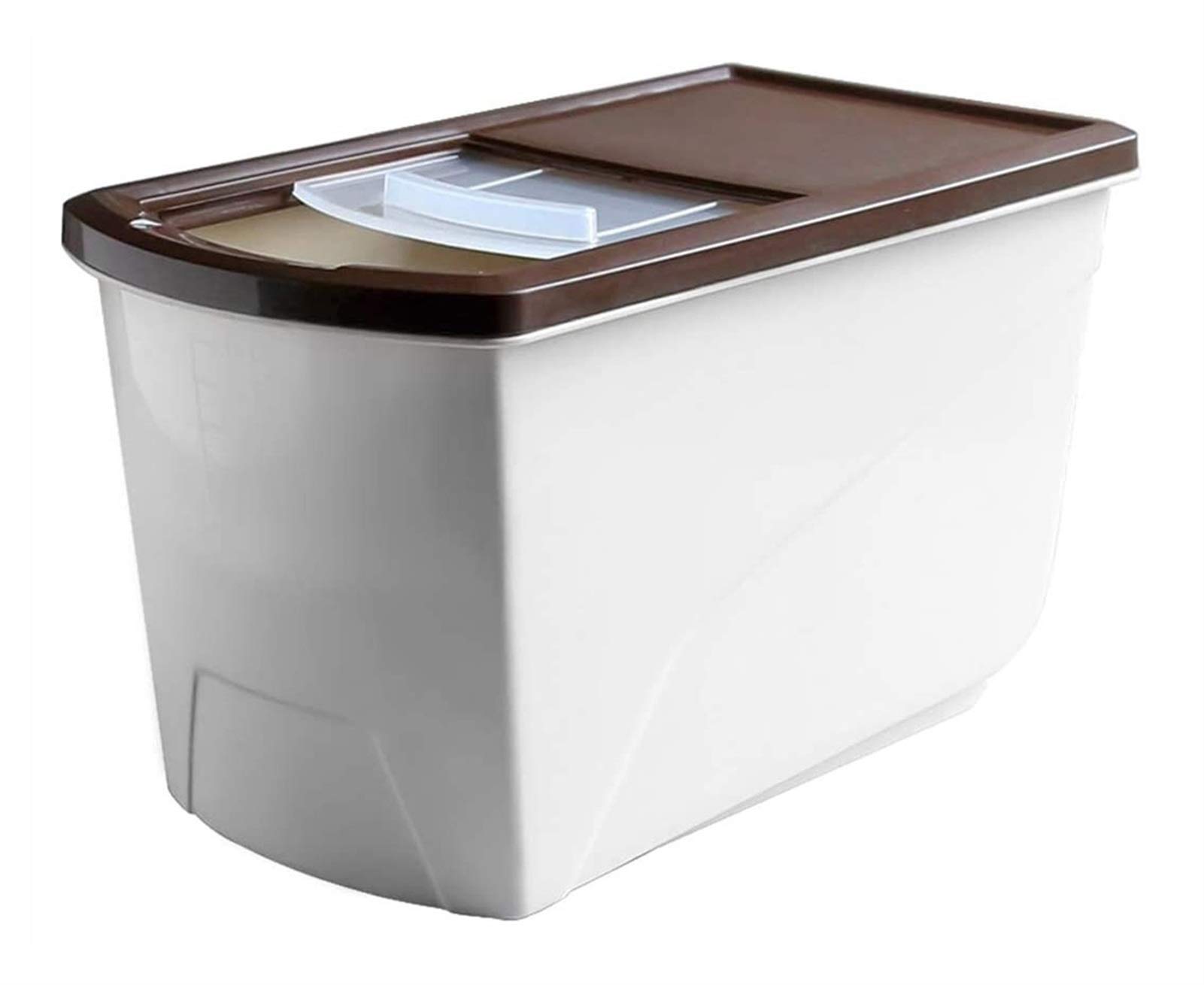 YUESFZ 10Kg Thickened Plastic Food Storage Container - Airtight Kitchen Rice Bucket for Flour, Cereal & Dry Goods - Perfect for Pantry Organization & Bulk Food Storage (Household & Commercial Use)