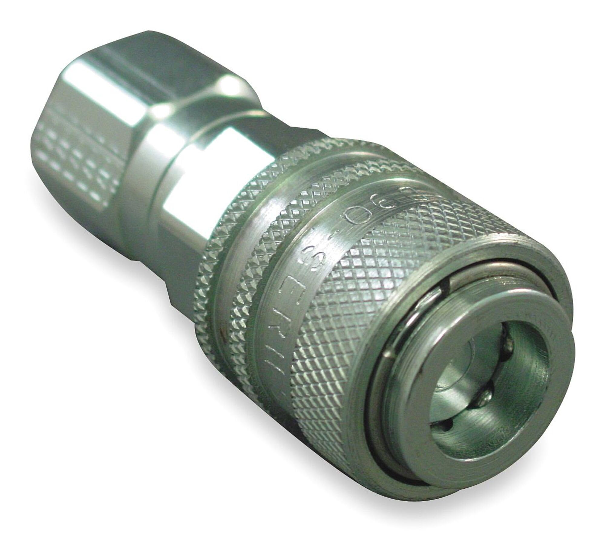 7/16-20 Steel Coupler Body - Heavy Duty Industrial Coupling for Hydraulic Systems & Machinery