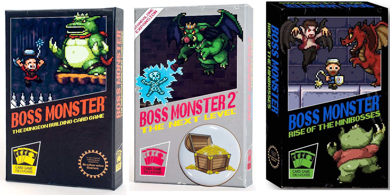 Boss Monster Board Game Bundle - Includes Base Game & Expansions | Strategy Card Game for Adults & Teens | Perfect for Game Nights & Family Gatherings
