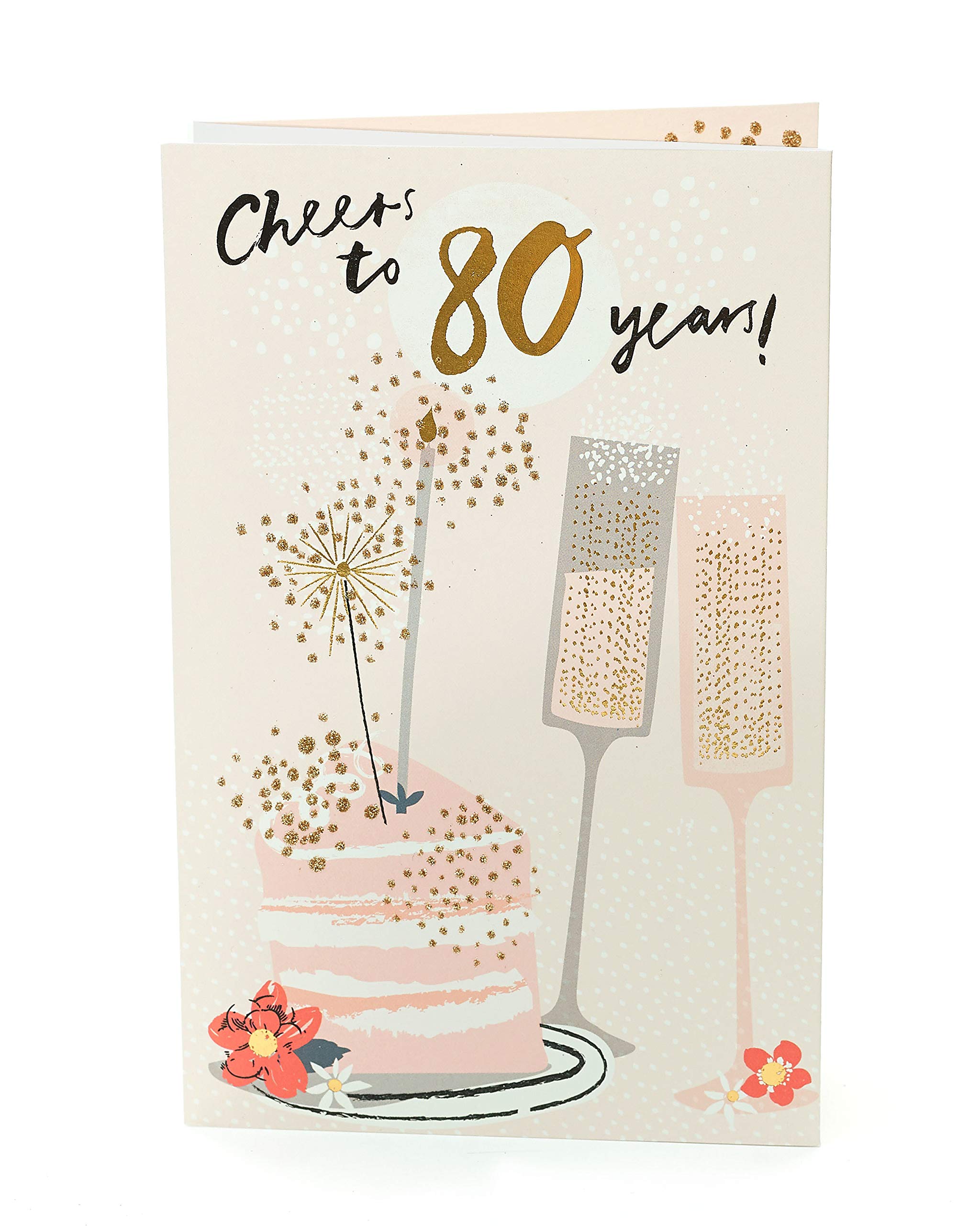60th Birthday Card for Women - Elegant UK Greeting Card for Mom, Friend & Her - Perfect 60th Birthday Gift Idea - Great for Milestone Celebrations & Special Occasions