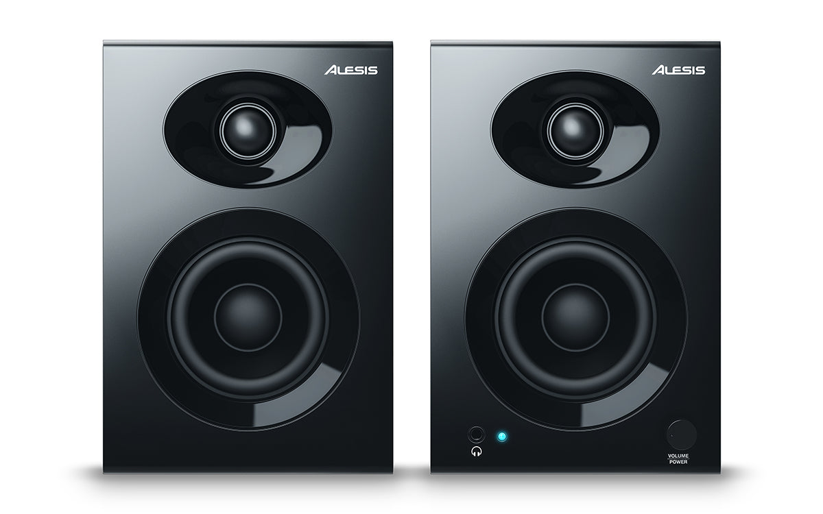 Alesis Elevate 3 MKII Studio Monitor Speakers (Pair) - Professional Audio Monitors for Home Recording, Music Production & DJ Setup