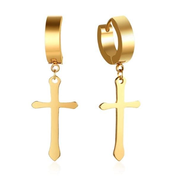 Stylish Cross Earrings for Women & Men - Trendy Religious Jewelry for Everyday Wear, Gifts & Special Occasions