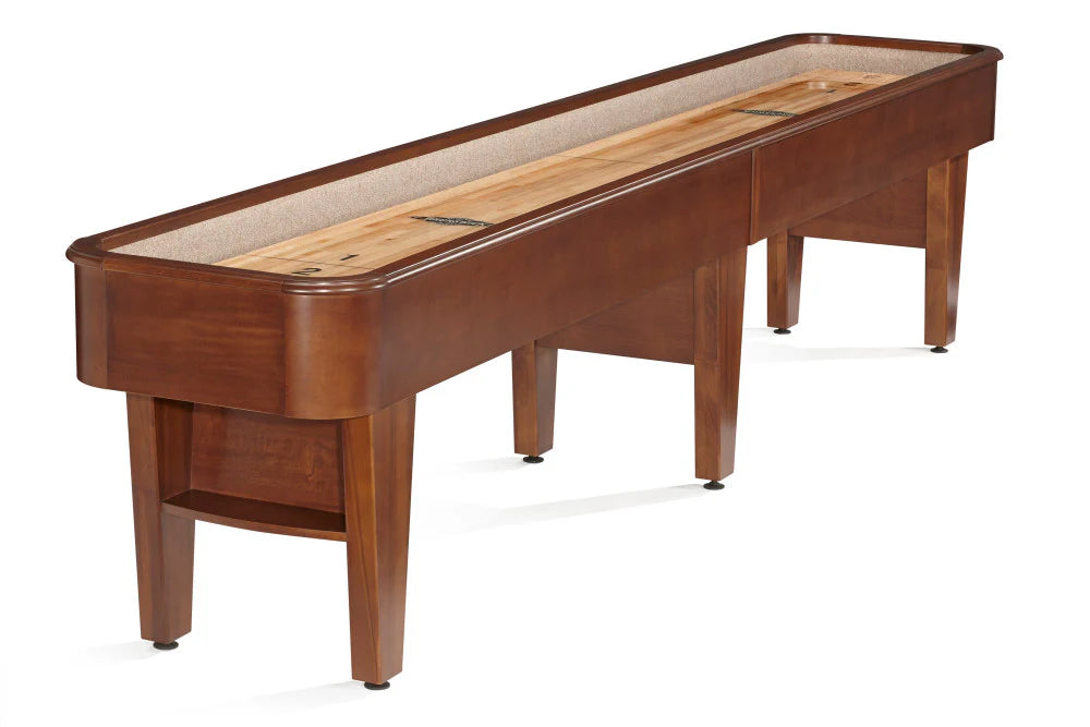 Brunswick Concord 12-Foot Shuffleboard Table for Game Room, Bar & Entertainment - Professional Indoor Shuffleboard with Smooth Playing Surface