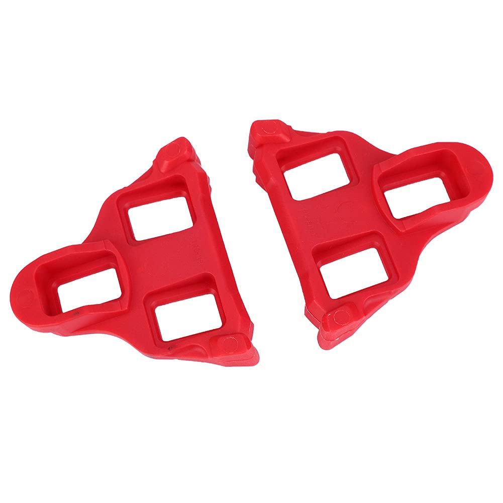 Keenso 1 Pair Mountain Bike Shoes Cleats - Compatible with Most Road Cycling Pedals - Locking Plate Accessories for Secure Ride - Perfect for Road Cycling, Mountain Biking & Indoor Training
