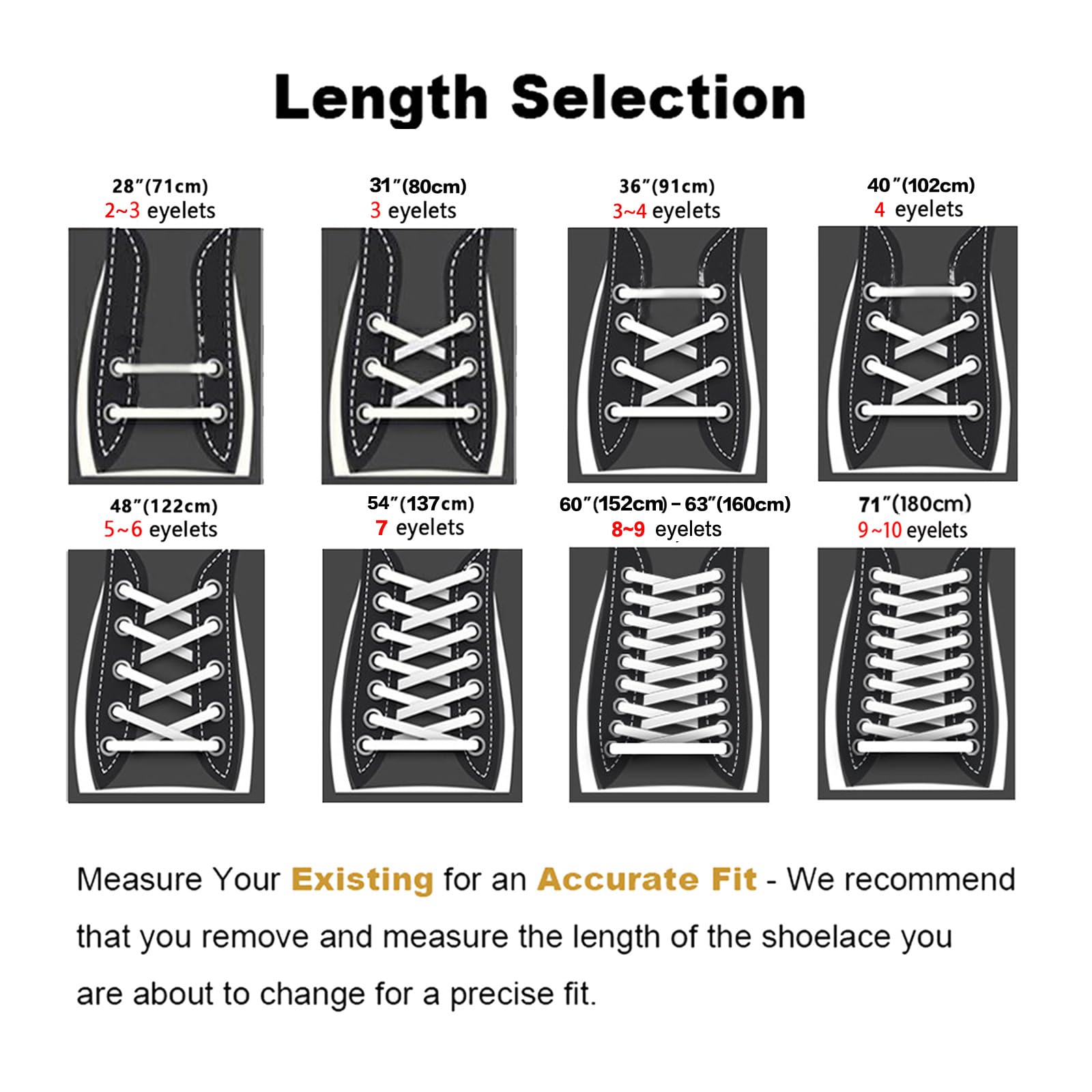 Olukssck 2-Pair Round Shoelaces for Sneakers & Boots - Heavy Duty Durable Shoe Laces for Hiking, Work Boots & Outdoor Activities - Perfect for Trail Running, Construction & Daily Wear