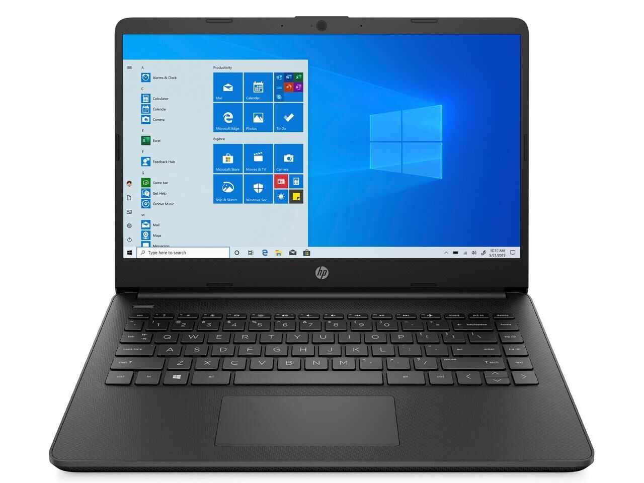 HP 14-inch HD Laptop - AMD 3020e Processor, 4GB RAM, 64GB eMMC Storage, Windows 10 Home in S Mode | Long Battery Life with Microsoft 365 Included | Perfect for Students, Remote Work & Everyday Computing (14-fq0020nr, 2020 Model)