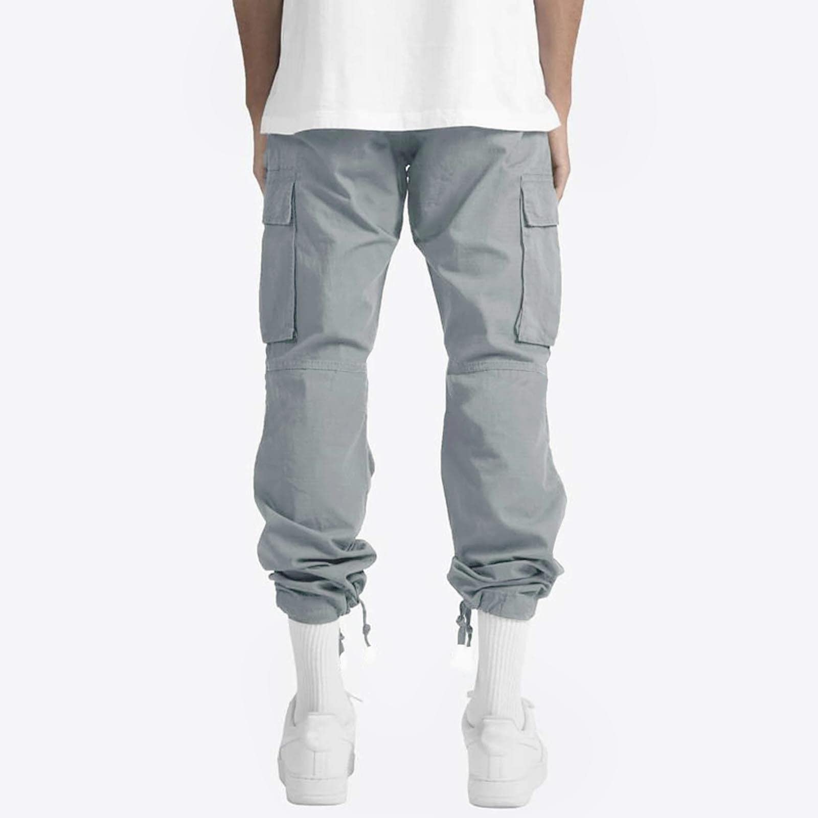 Men's Classic Fit Cargo Pants 2022 - Multi-Pocket Work Safety & Hiking Trousers for Outdoor Recreation | Durable & Comfortable for Job Sites, Camping & Everyday Wear