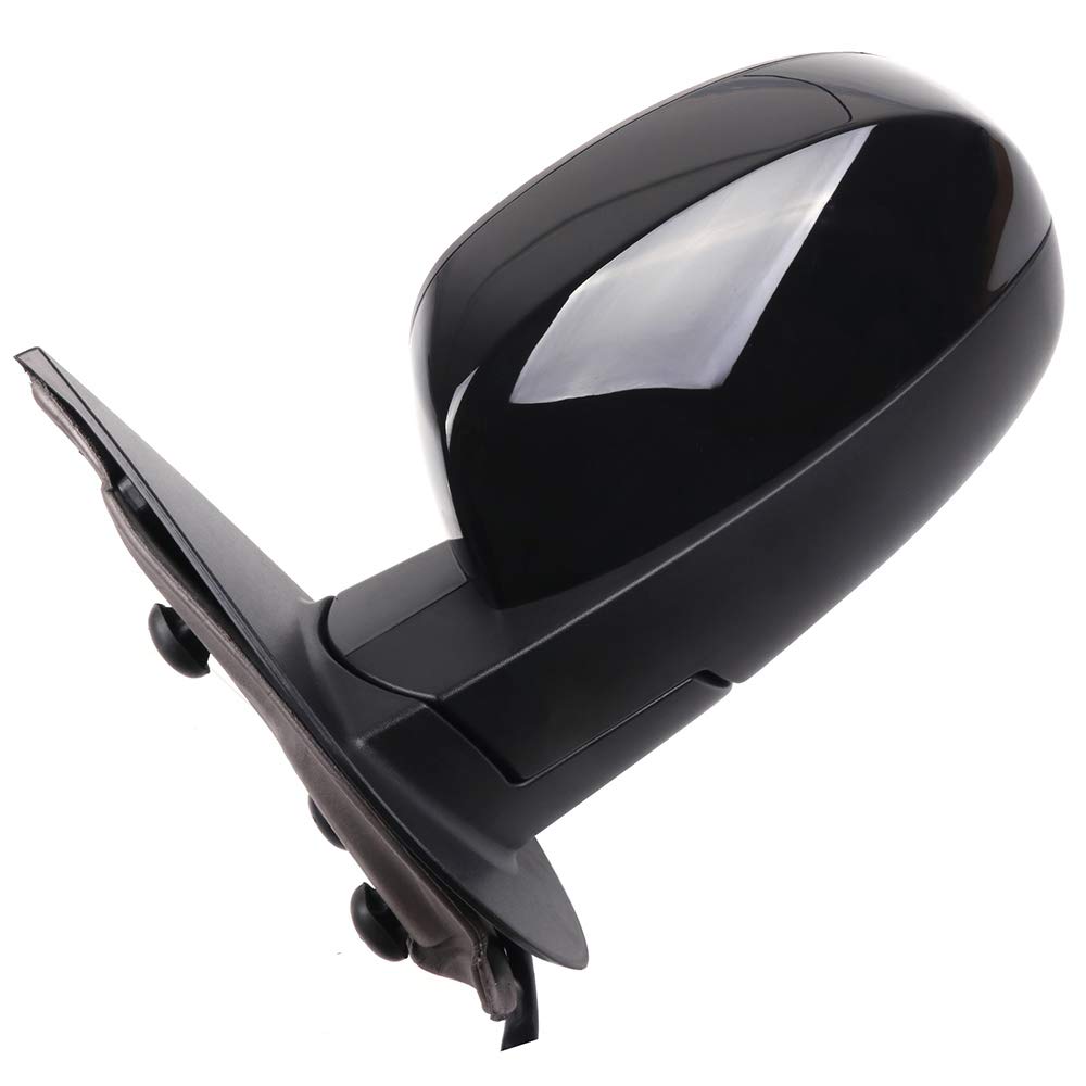 OCPTY Black Left & Right Side Mirrors for 2007-2013 Chevy Silverado 1500 - Smooth Glass, Turn Signal, Heated, Manual Fold, Memory Function | Replacement for Damaged Mirrors, Perfect for Off-Roading & Daily Driving