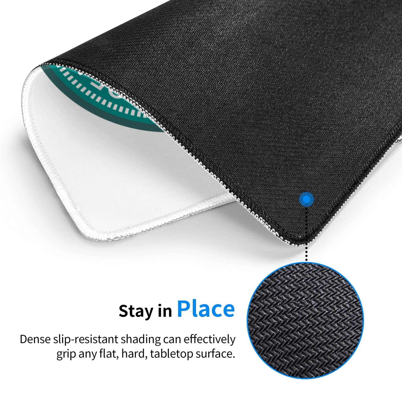 SIYTUAU Huntington West Virginia Flag Mouse Pad - 10x12 Inch Waterproof Non-Slip Rubber Gaming Mousepad for Office & Laptop Use | Perfect for Home, Work & Gaming Setups
