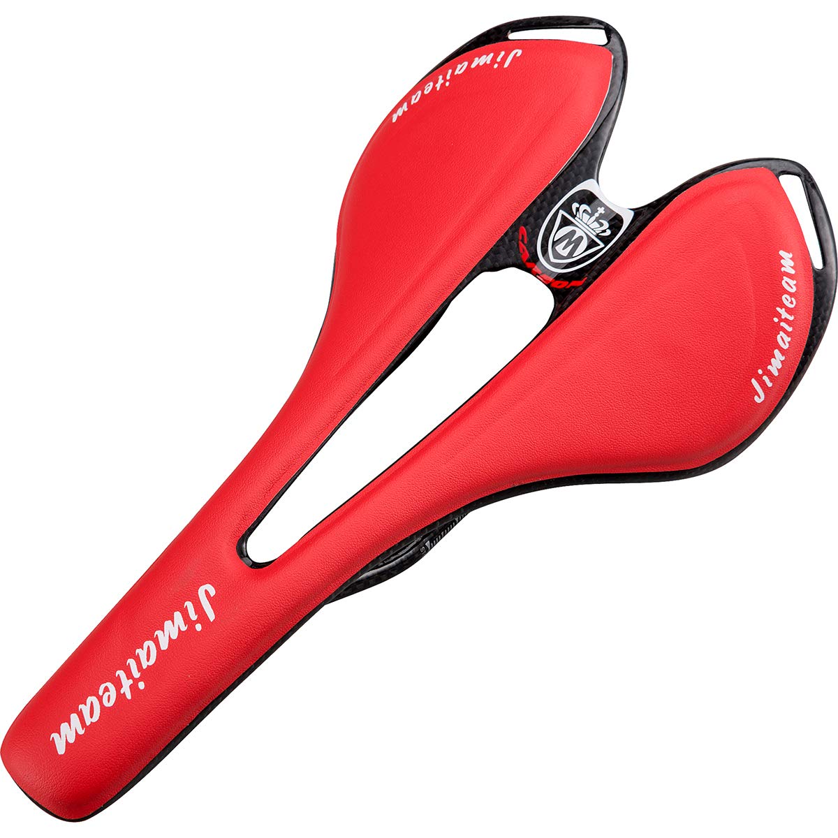 Premium Carbon Fiber Road Bike Saddle - Lightweight Comfortable Bicycle Seat with PU Leather Cover for Road & Mountain Bikes - Perfect for Long Distance Cycling and Commuting
