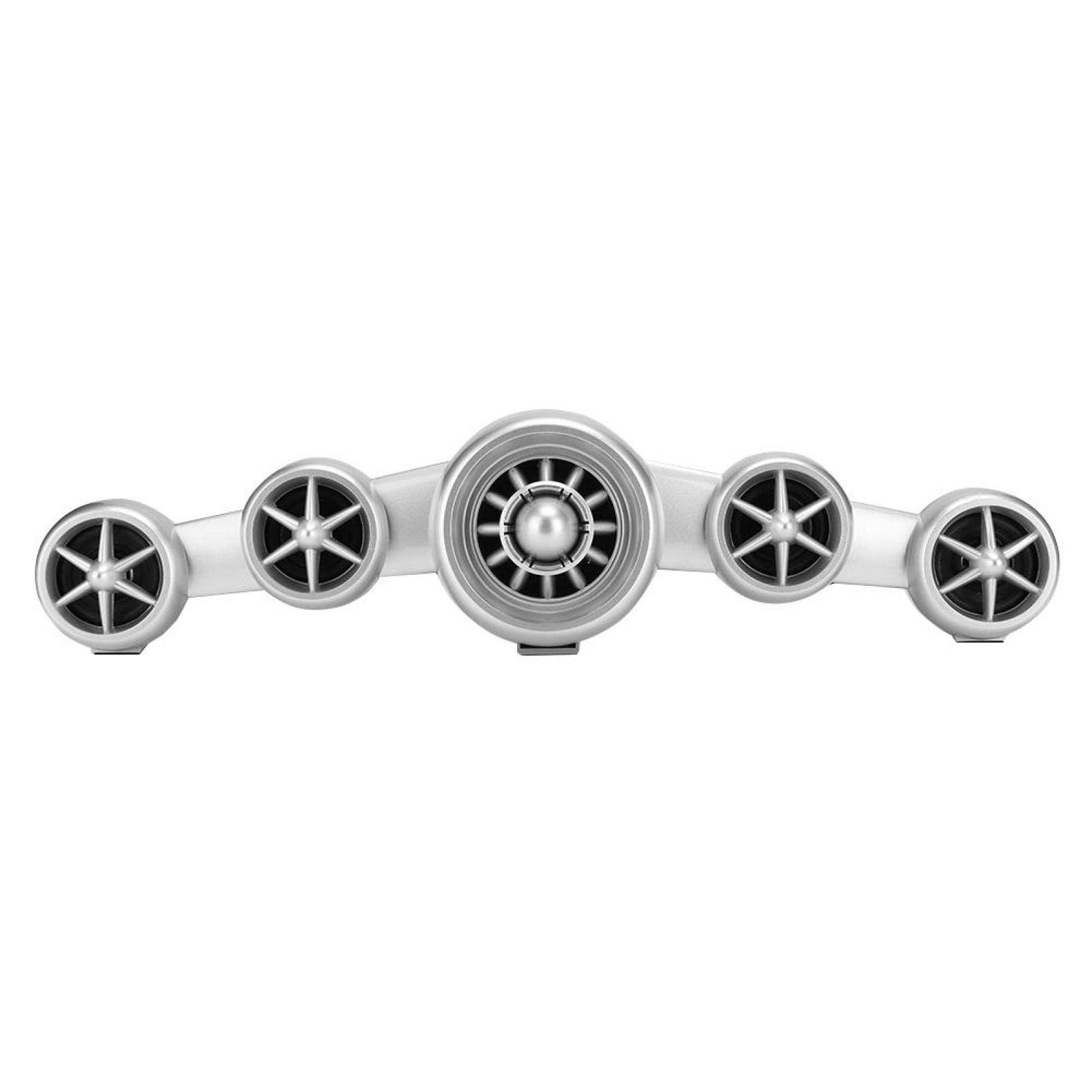 Wendry D-219 Aircraft Shape Multimedia Subwoofer Speaker - Desktop & Mobile Phone Sound System with Anti-Slip Mat, Stereo Left/Right Channel (White) - Perfect for Home Office, Gaming & Music Listening