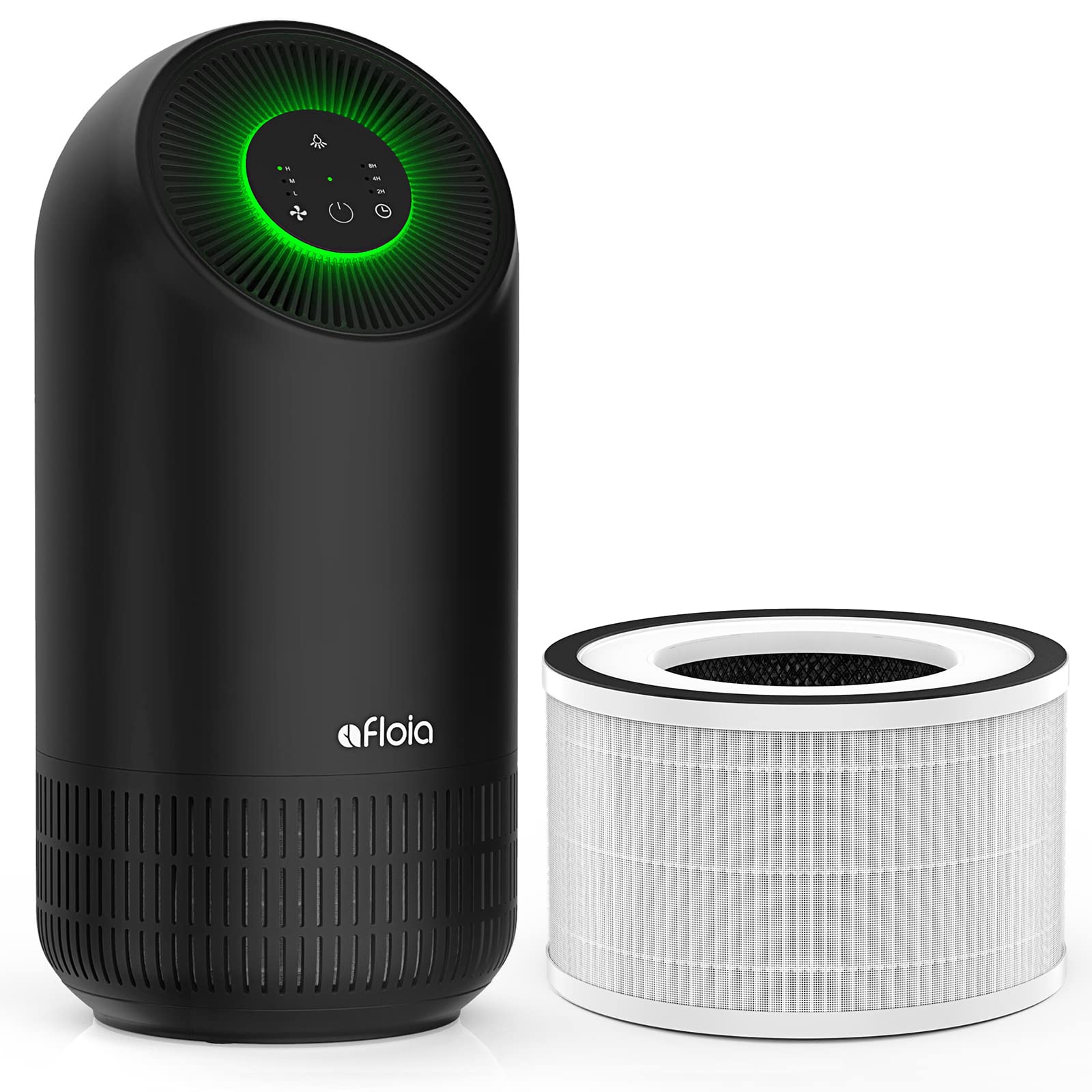 Afloia HEPA Air Purifier for Large Rooms up to 880 Sq Ft - True HEPA Filter, Odor Eliminator for Home, Office, Bedroom - Quiet Air Cleaner with Washable Pre-Filter (Black) | Perfect for Allergies, Pets, Smoke, and Dust Removal