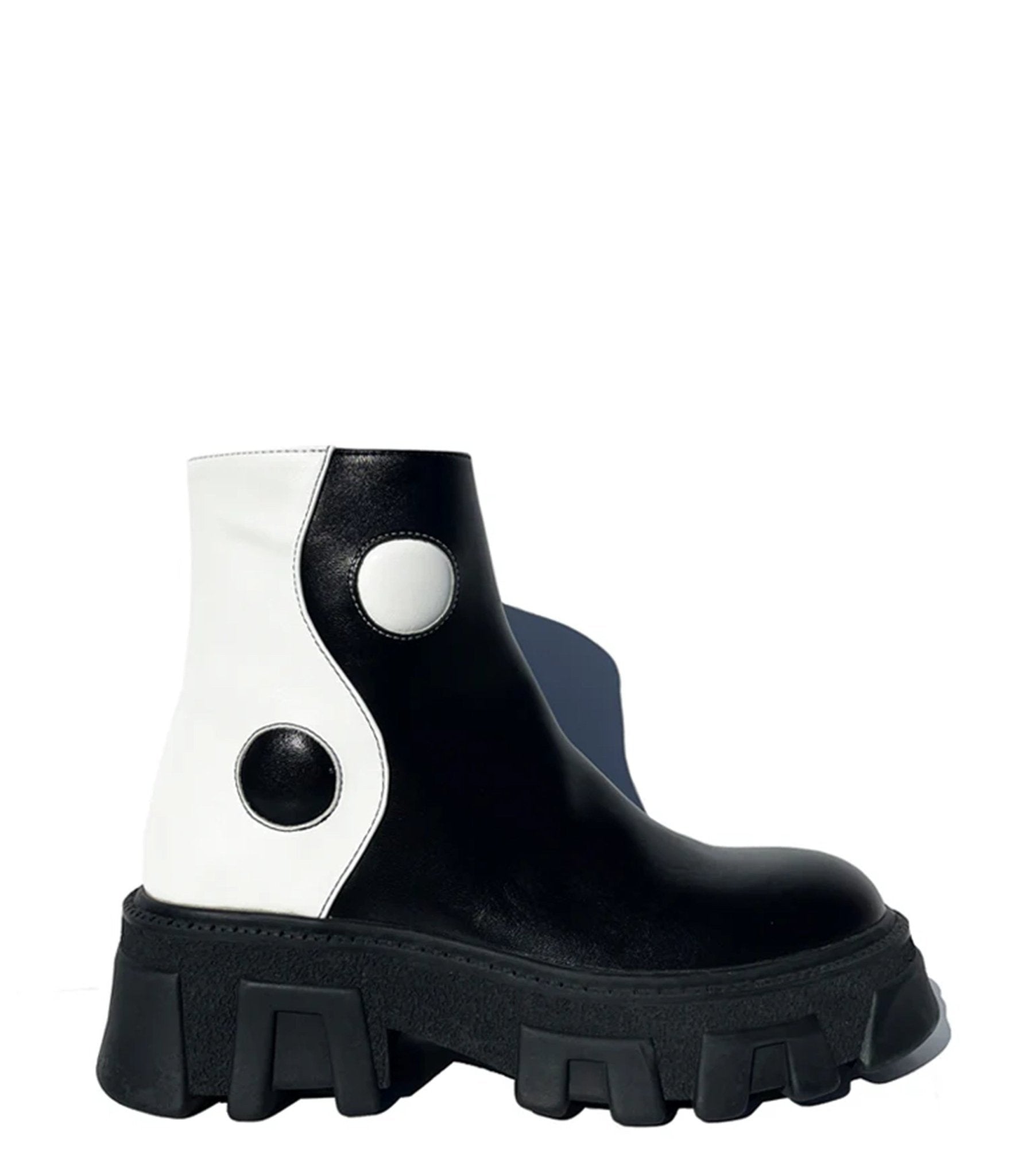 Black & White Balancing Act Boots - Stylish & Comfortable Boots for Women | Perfect for Casual Wear, Work & Outdoor Activities