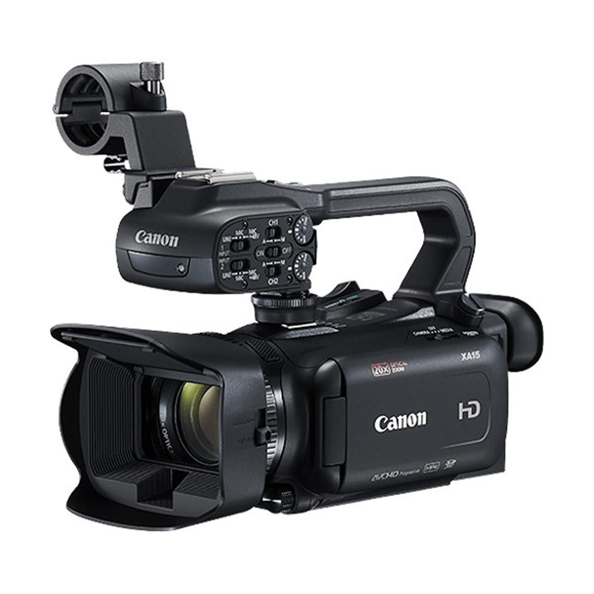 Canon XA15 Professional HD Camcorder with 20x Optical Zoom - 4K Video Recording, Wi-Fi Connectivity & Dual SD Card Slots for Filmmaking, Vlogging, and Live Streaming