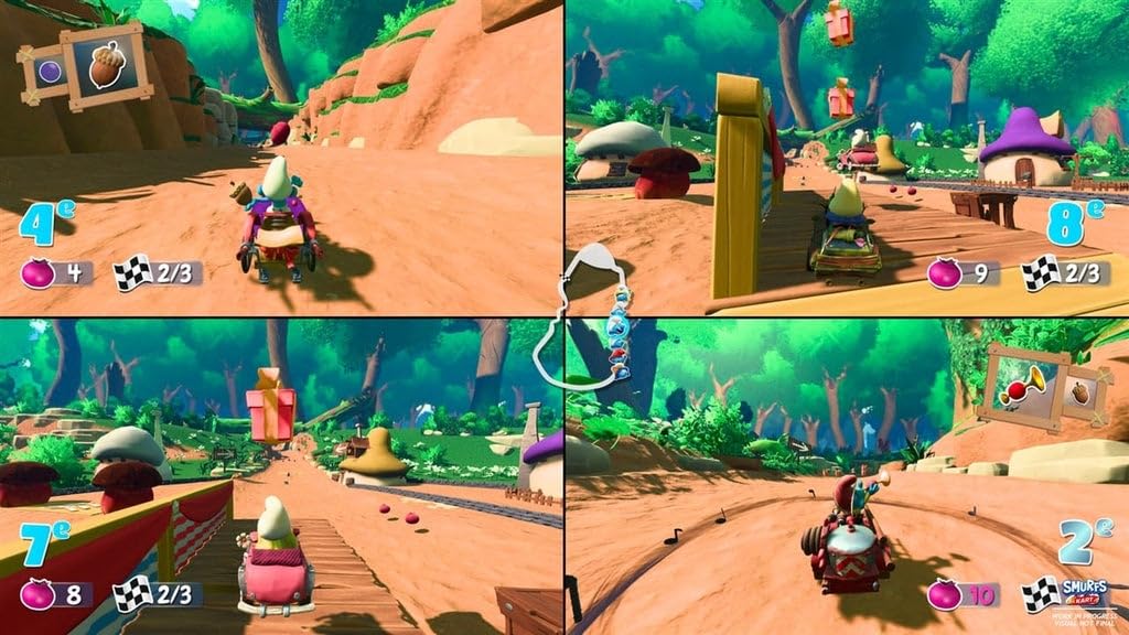 Smurfs Kart Racing Game for PS4 - Fun Family Multiplayer Adventure for Kids & Adults - Perfect for Parties & Game Nights