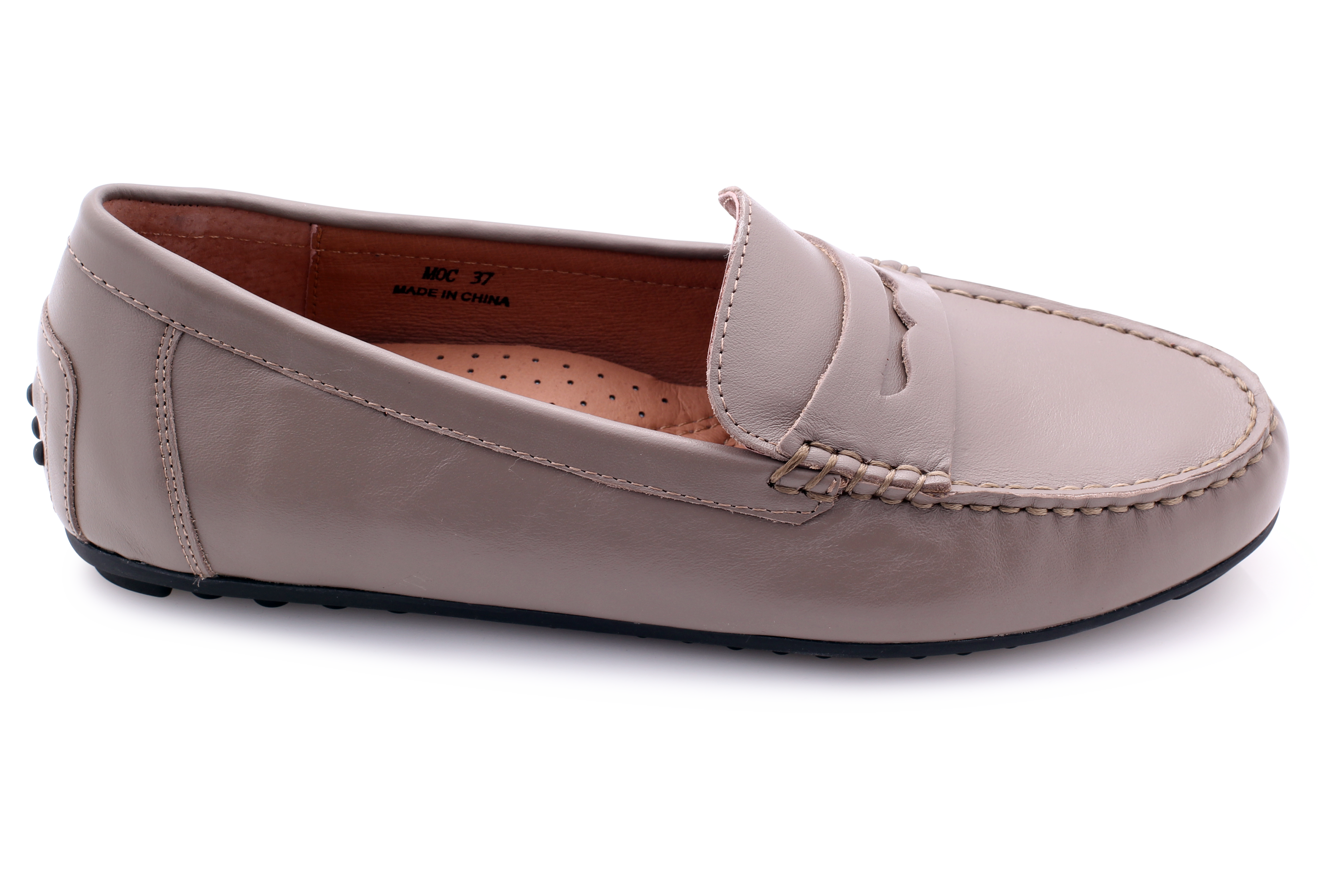 Taupe Leather