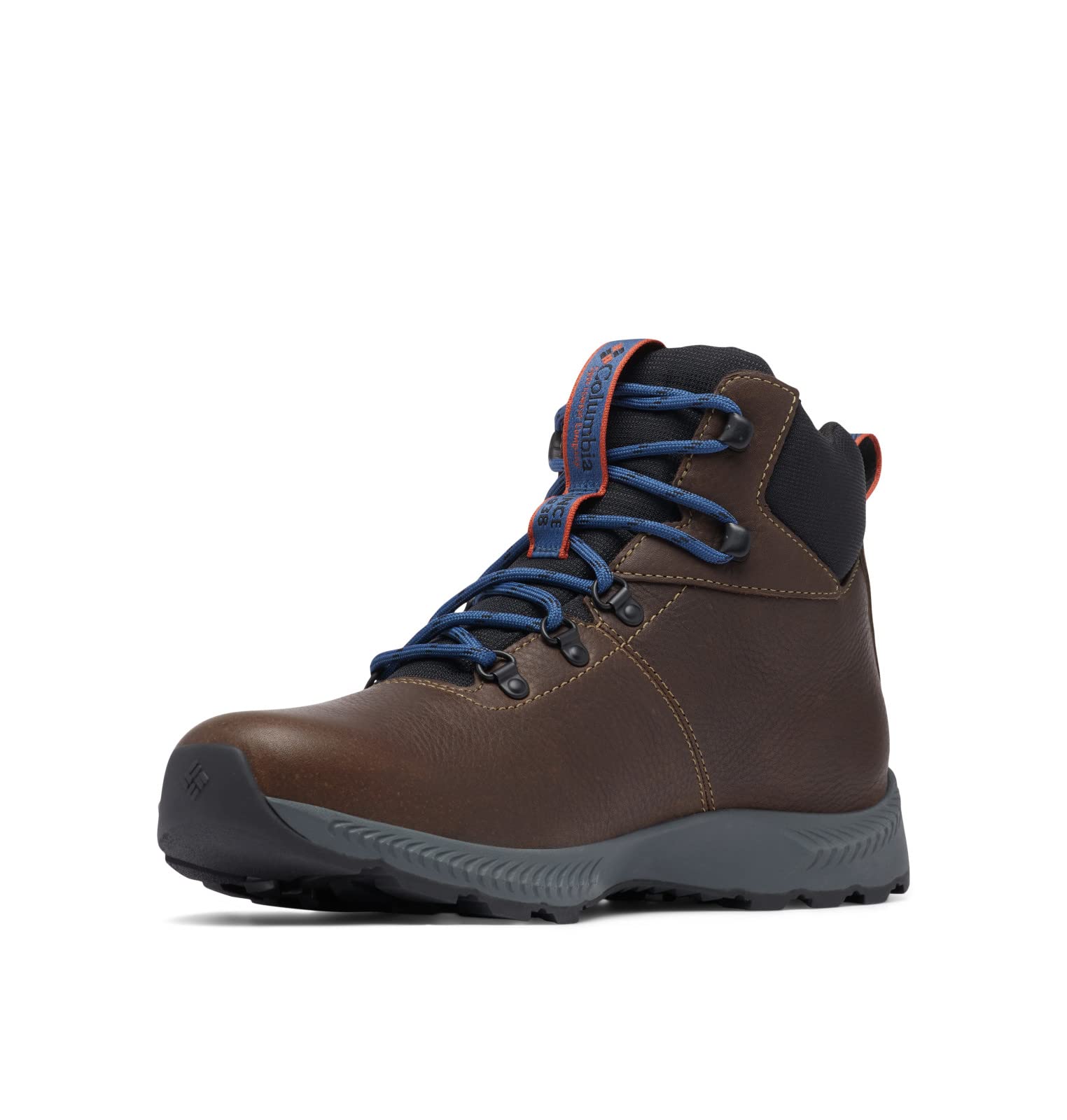 Columbia Men's Landroamer Explorer Waterproof Hiking Boots - 2024 Espresso II/Warp Red, Size 44.5 EU - Durable Outdoor Shoes for Trekking & Mountain Adventures