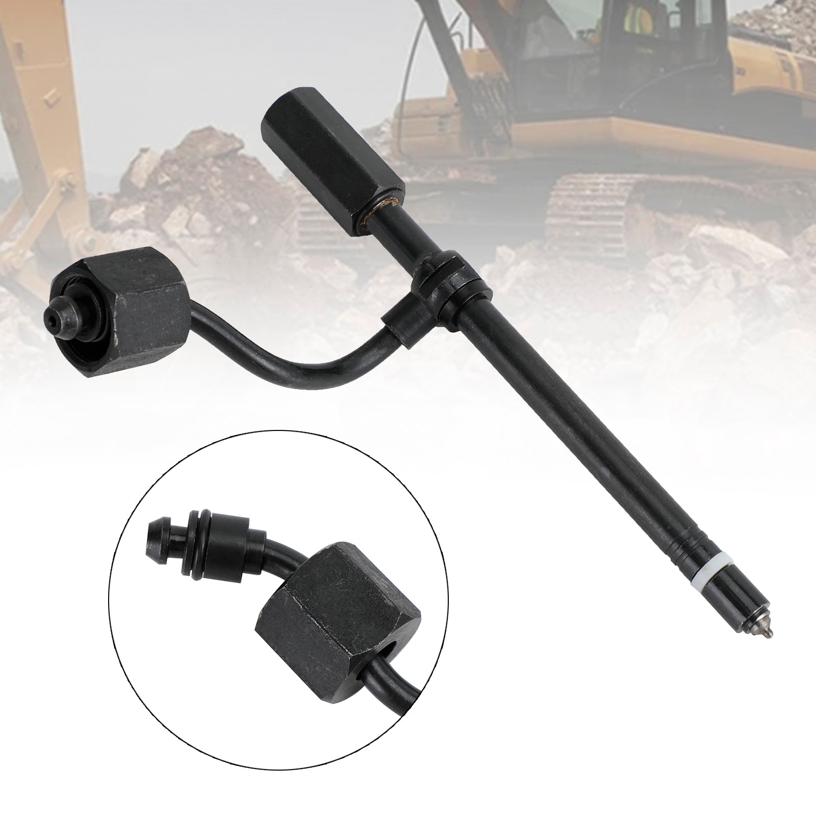 1/2/4 Sets 9L6969 Fuel Injector Nozzle for CAT Caterpillar 3204 & 3208 Engine - Replacement Part for Heavy-Duty Machinery & Construction Equipment