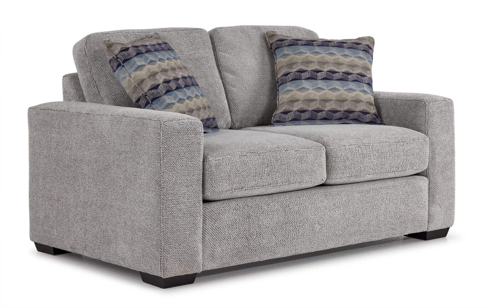 Celeste Loveseat in Snoopy Grey - Modern Small Sofa for Living Room, Bedroom, or Office - Perfect for Cozy Spaces and Small Apartments