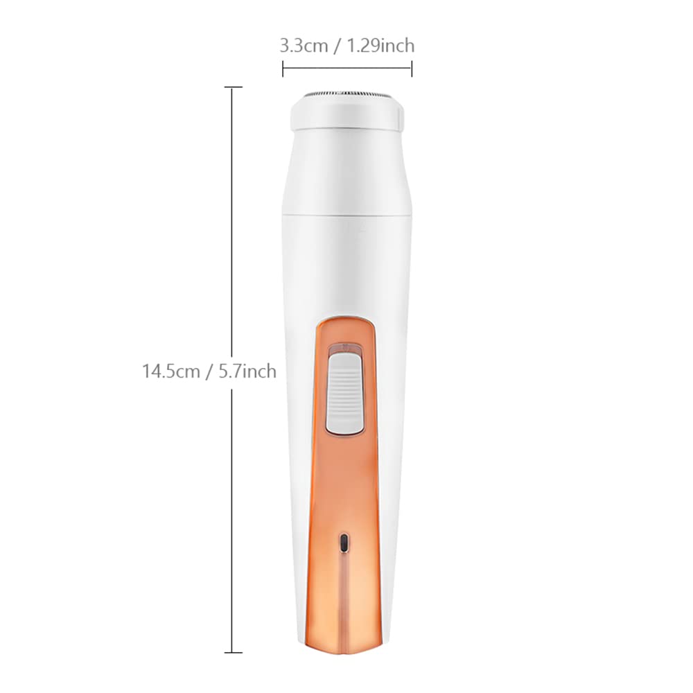 4-in-1 Women's Electric Epilator & Trimmer - Painless Hair Removal for Face, Body, Bikini, Eyebrows & Nose | Rechargeable Lady Shaver for Smooth Skin at Home & Travel