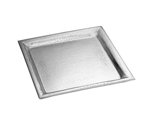 TableCraft R2020 20-Inch Square Stainless Steel Serving Tray - Perfect for Buffets, Catering, Restaurants & Home Entertaining