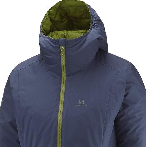 Salomon Women's Drifter Loft Hoodie - Lightweight Water-Resistant Hiking Jacket for Outdoor Adventures, Travel & Casual Wear