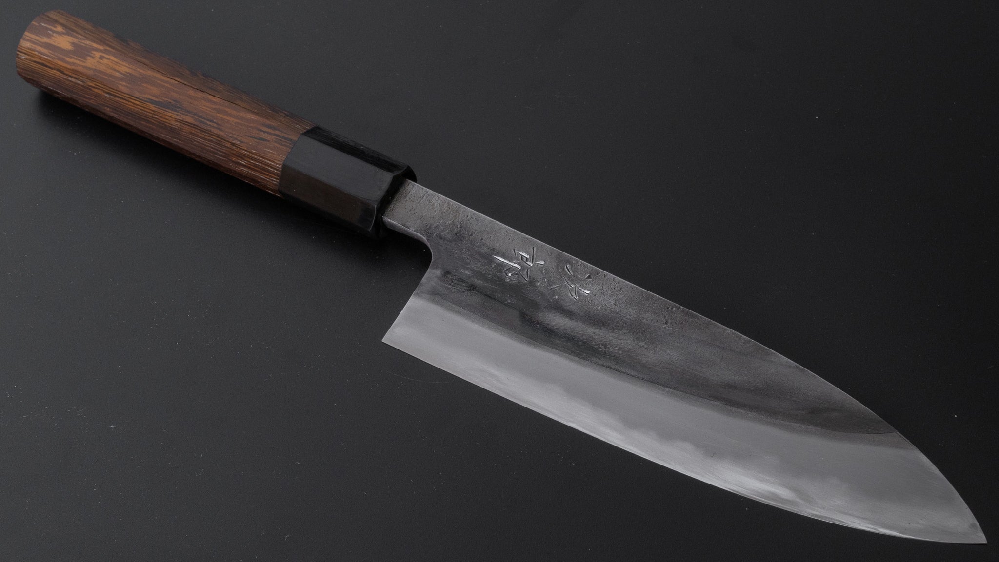 Premium Jiro Tsuchime Petty Knife 150mm - Handcrafted Japanese Kitchen Knife with Taihei Tagayasan Wood Handle (#320) - Perfect for Slicing, Dicing & Precision Cutting in Professional & Home Kitchens