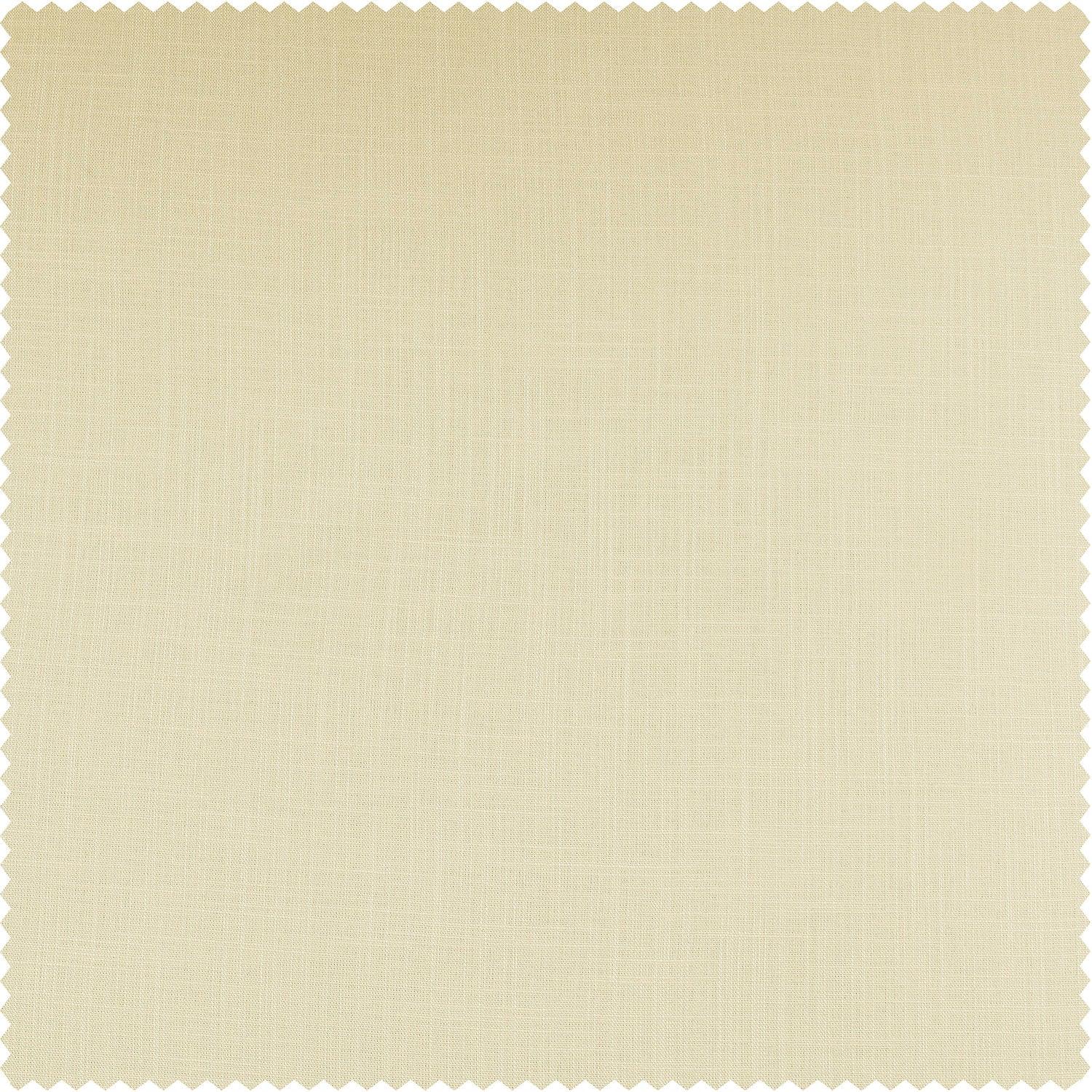Premium Cream Summer Linen Fabric Swatch - Soft Breathable Material for Dresses, Curtains & Home Decor