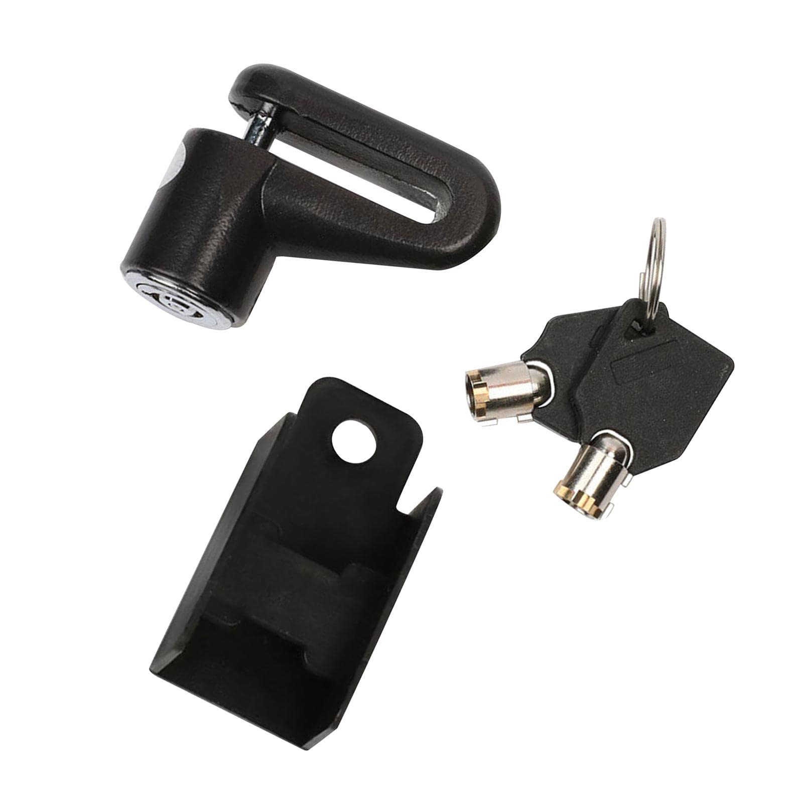 B Baosity Motorcycle Disc Brake Lock - Anti-Theft Wheel Disc Brake Security Accessory for Bikes (Black) | Perfect for Parking, Travel & Outdoor Motorcycle Protection