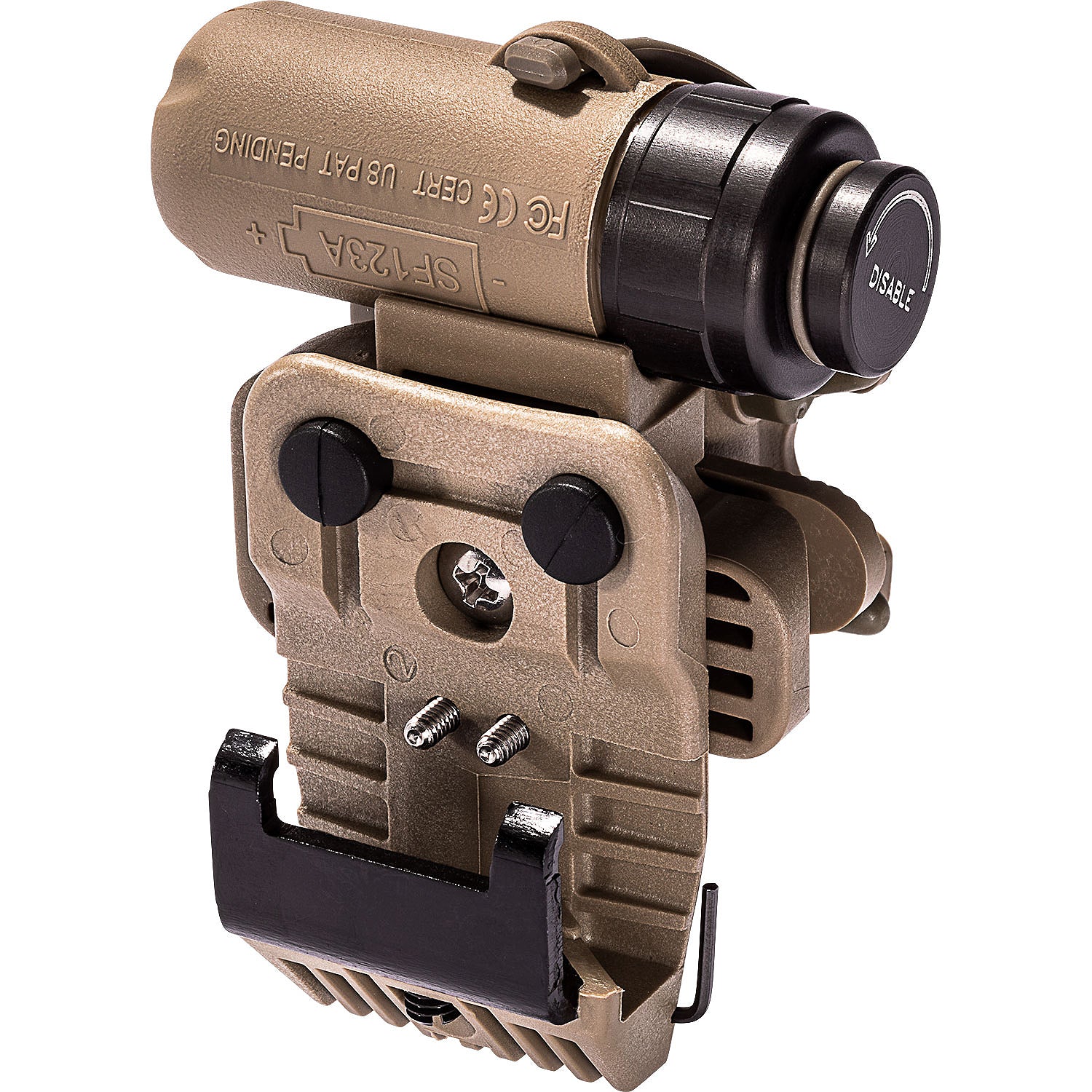 SureFire HL1 Tactical Helmet Light - 500 Lumens, IFF Technology, 48-Hour Runtime | Military, Hunting & Outdoor Adventure Headlamp