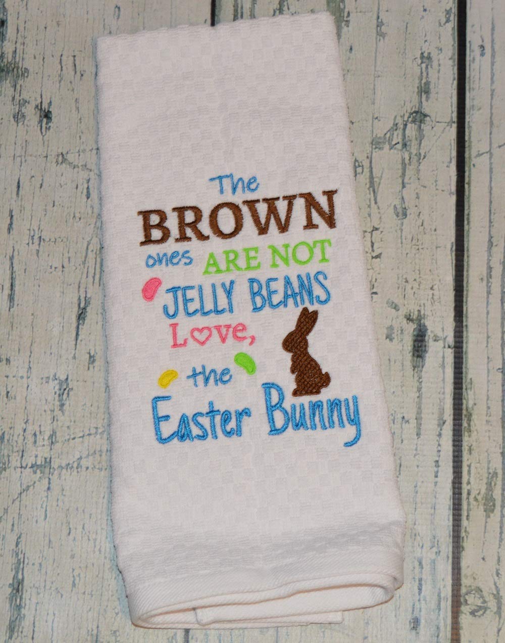 Funny Easter Kitchen Dish Towel - Cute Holiday Decor & Absorbent Cotton Towels for Spring Cleaning, Baking, and Easter Party Decorations