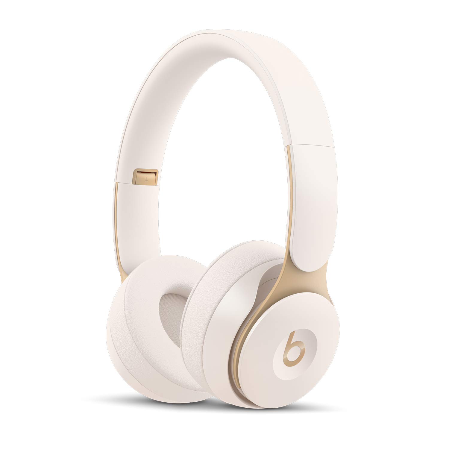 Beats Solo Pro Wireless Noise Cancelling On-Ear Headphones with Apple H1 Chip | Class 1 Bluetooth | 22H Battery Life | Active Noise Cancellation & Transparency Mode (Ivory) - Perfect for Travel, Workouts & Commuting
