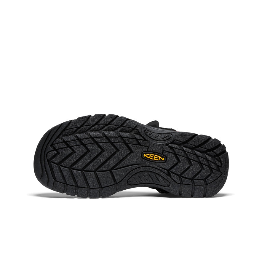 Zerraport II Women's Sandals | Silver Lining & Black | Comfortable Walking Shoes for Beach, Travel & Summer Outfits